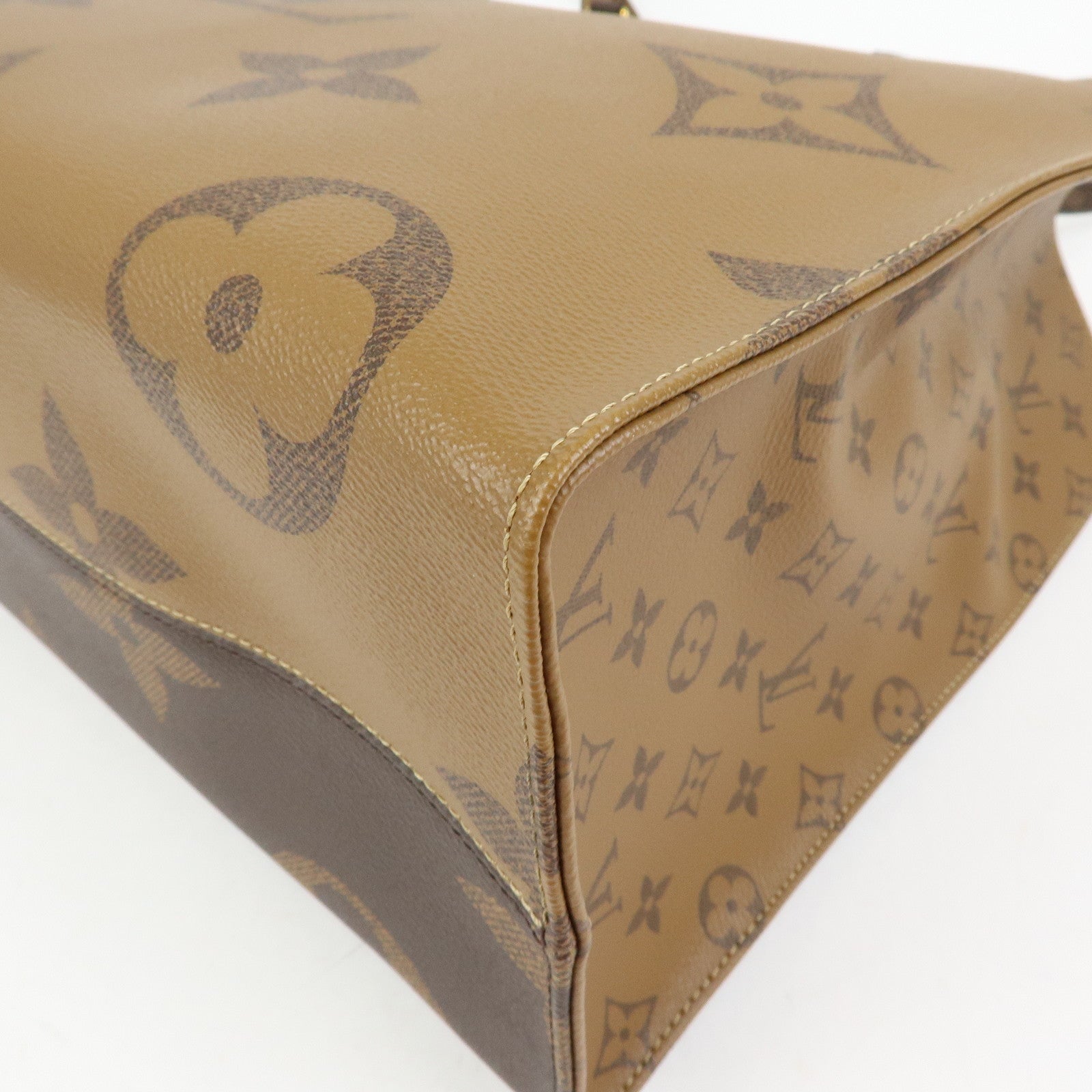Louis Vuitton Monogram Giant Canvas On The Go MM Hand Bag M44576