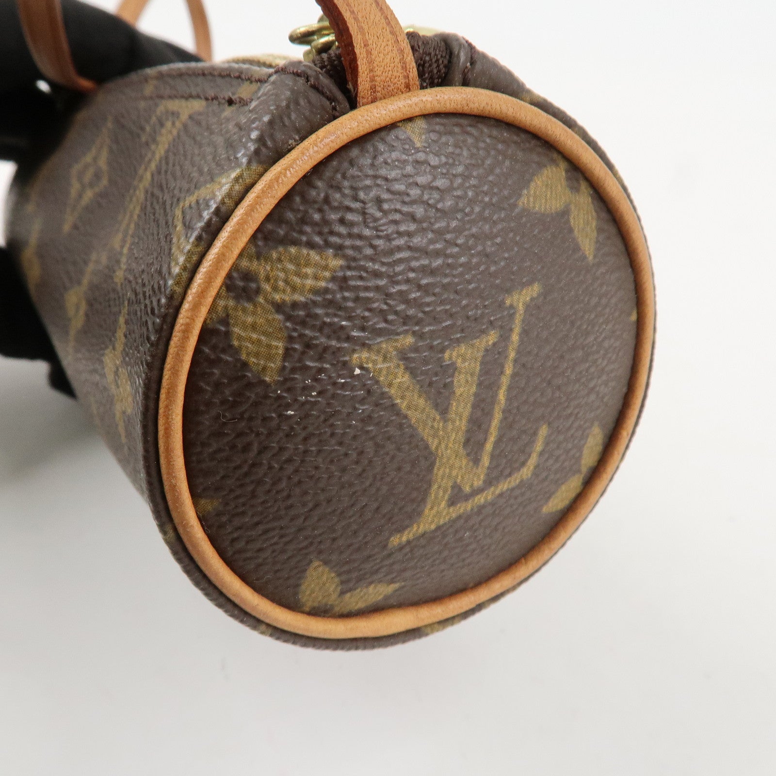 Louis Vuitton Set of 2 Monogram Mini Pouch for Papillon Bag Brown Used