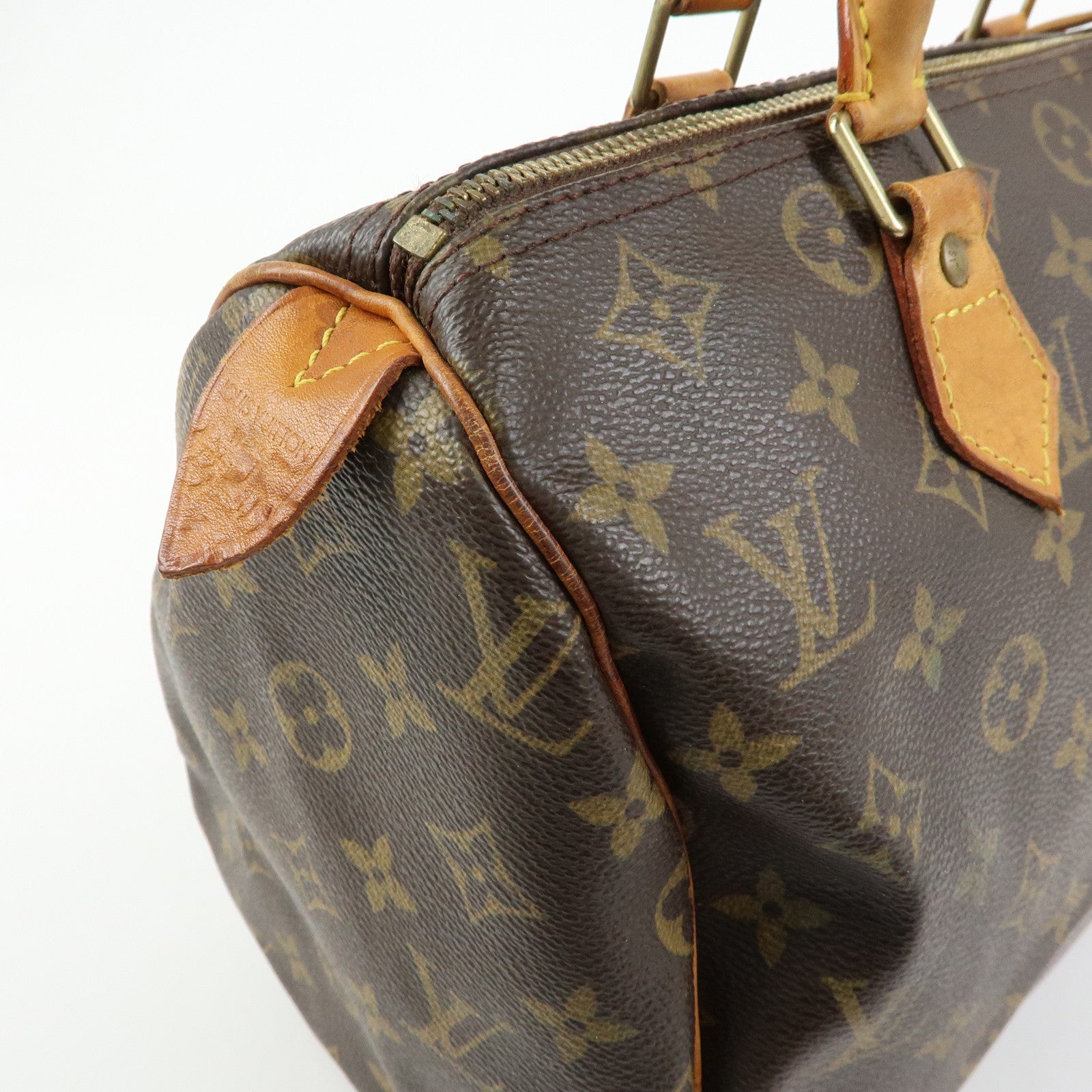 Louis Vuitton Monogram Speedy 30 Boston Bag Hand Bag Brown M41526