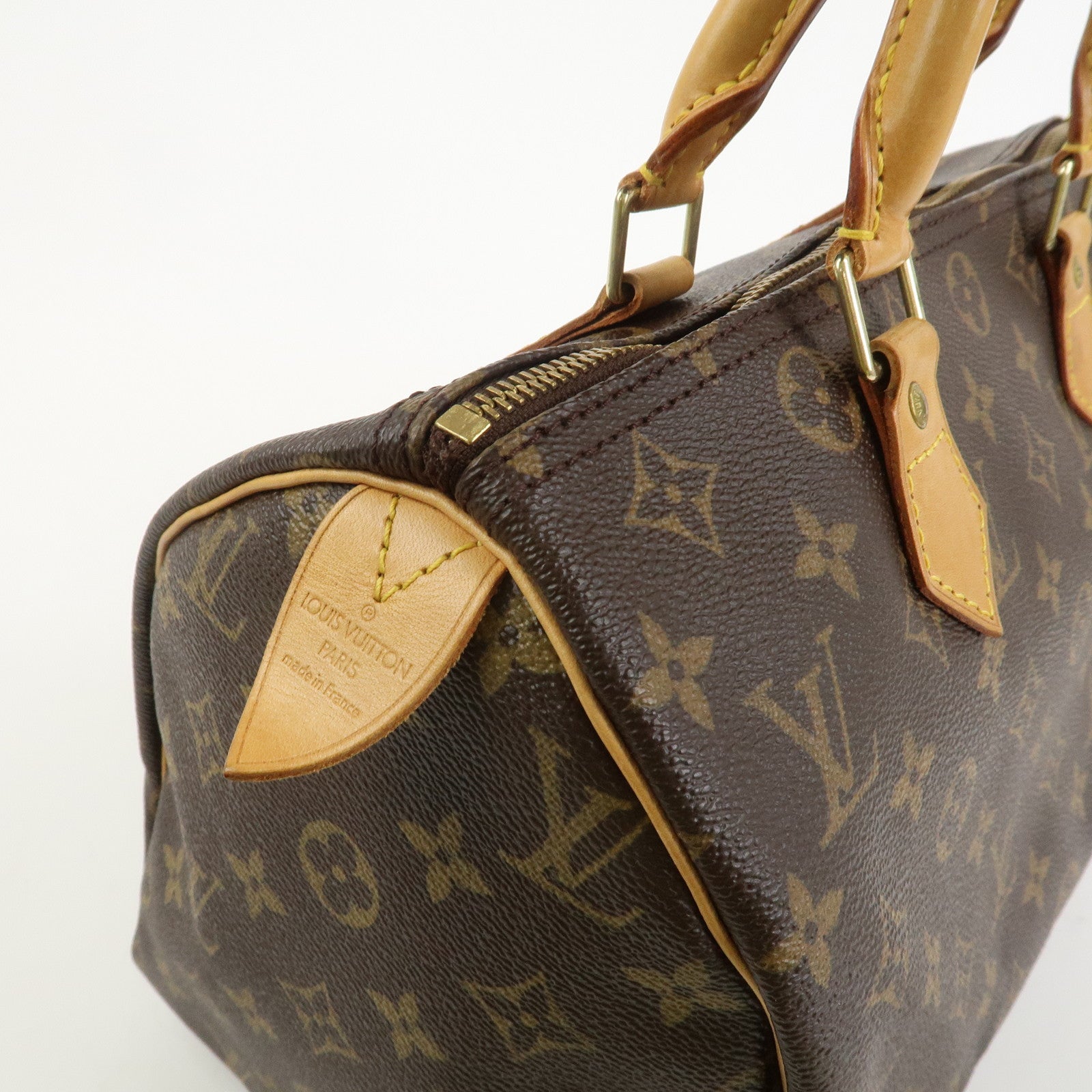 Louis Vuitton Monogram Speedy 30 Boston Bag Hand Bag Brown M41526