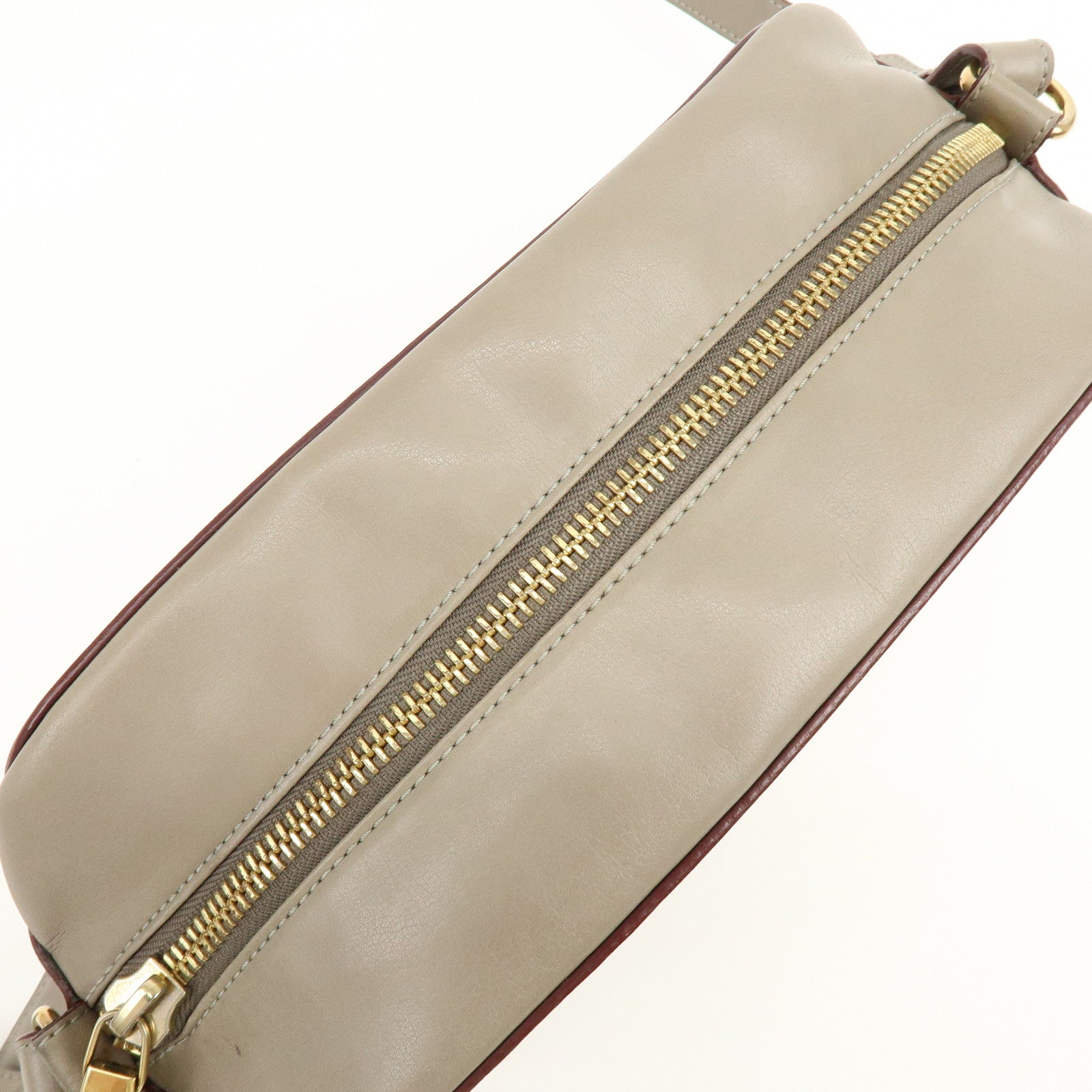 Chloe Sam Leather Shoulder Bag Crossbody Bag Brown Camel