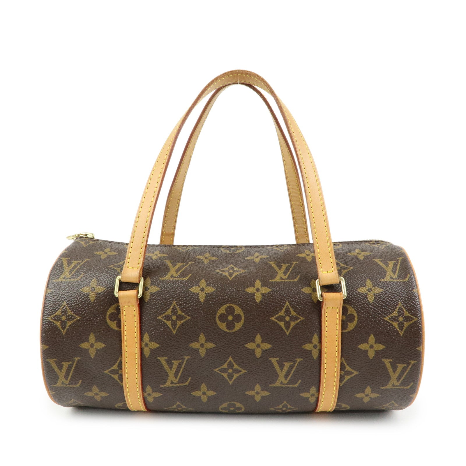 Louis Vuitton Monogram Papillon 26 Hand Bag Brown M51386