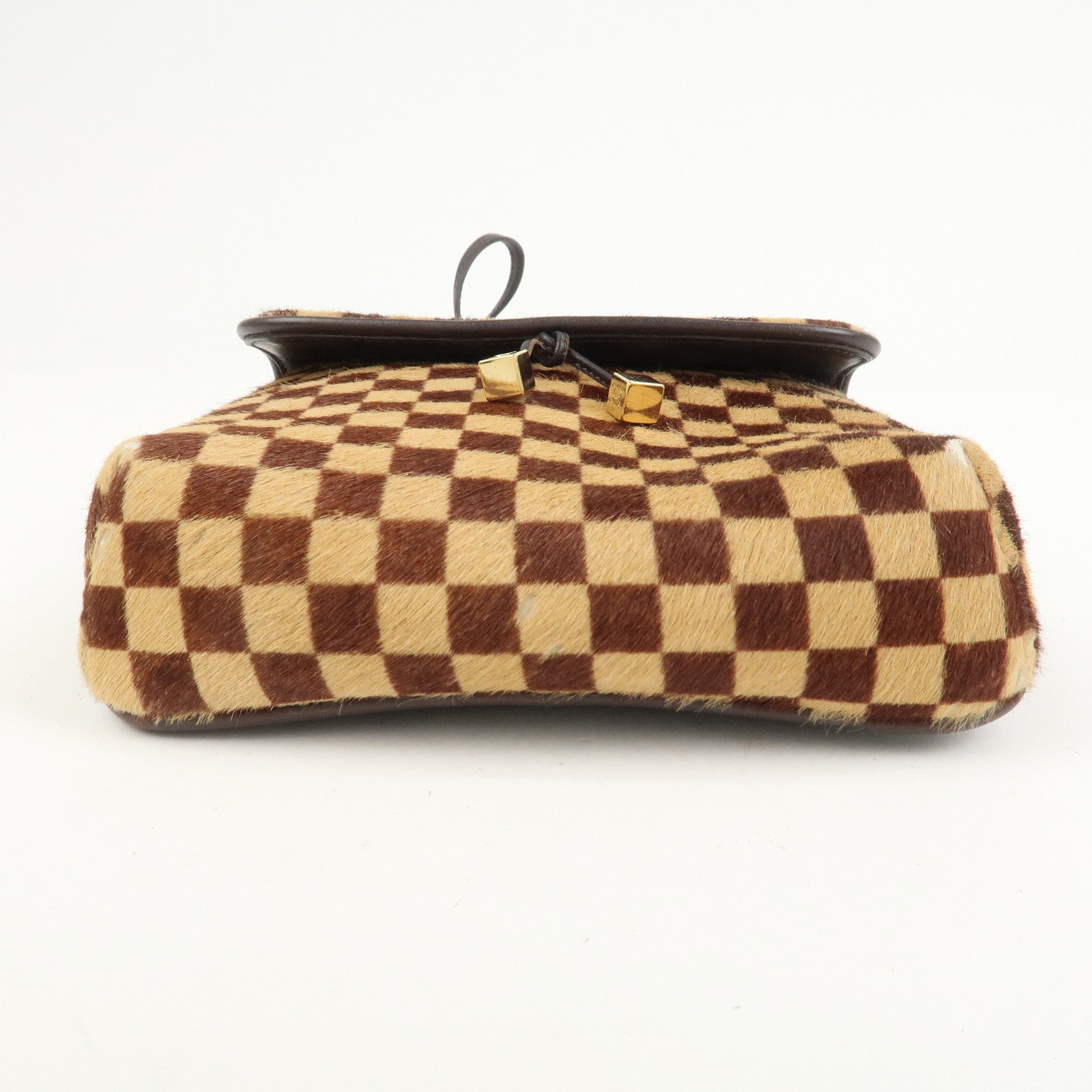 Louis Vuitton Damier Sauvage Gazelle Shoulder Bag Beige M92130