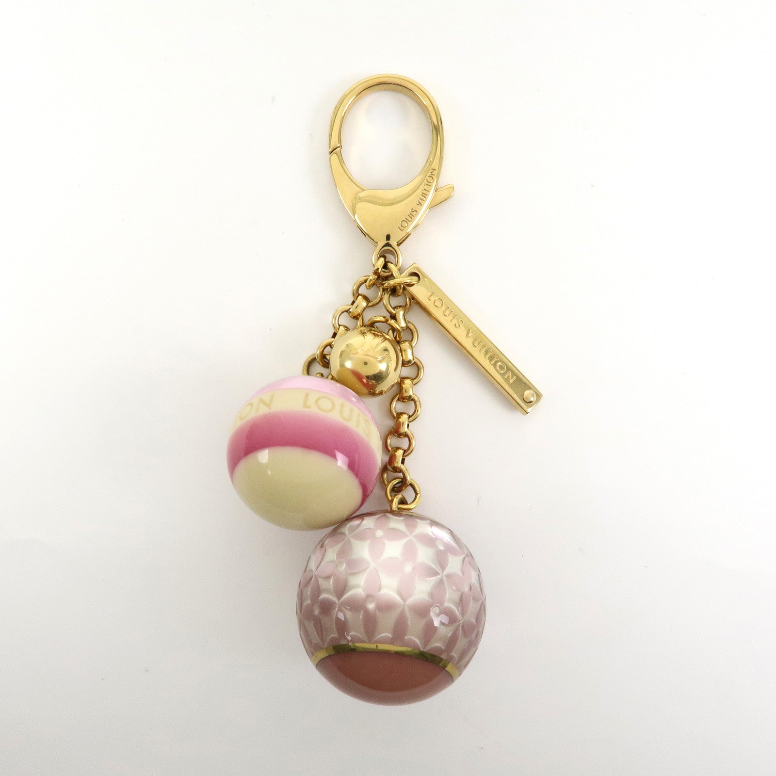 Louis Vuitton Bijou Sac Mini Lin Metal Bag Charm Key Charm M65643