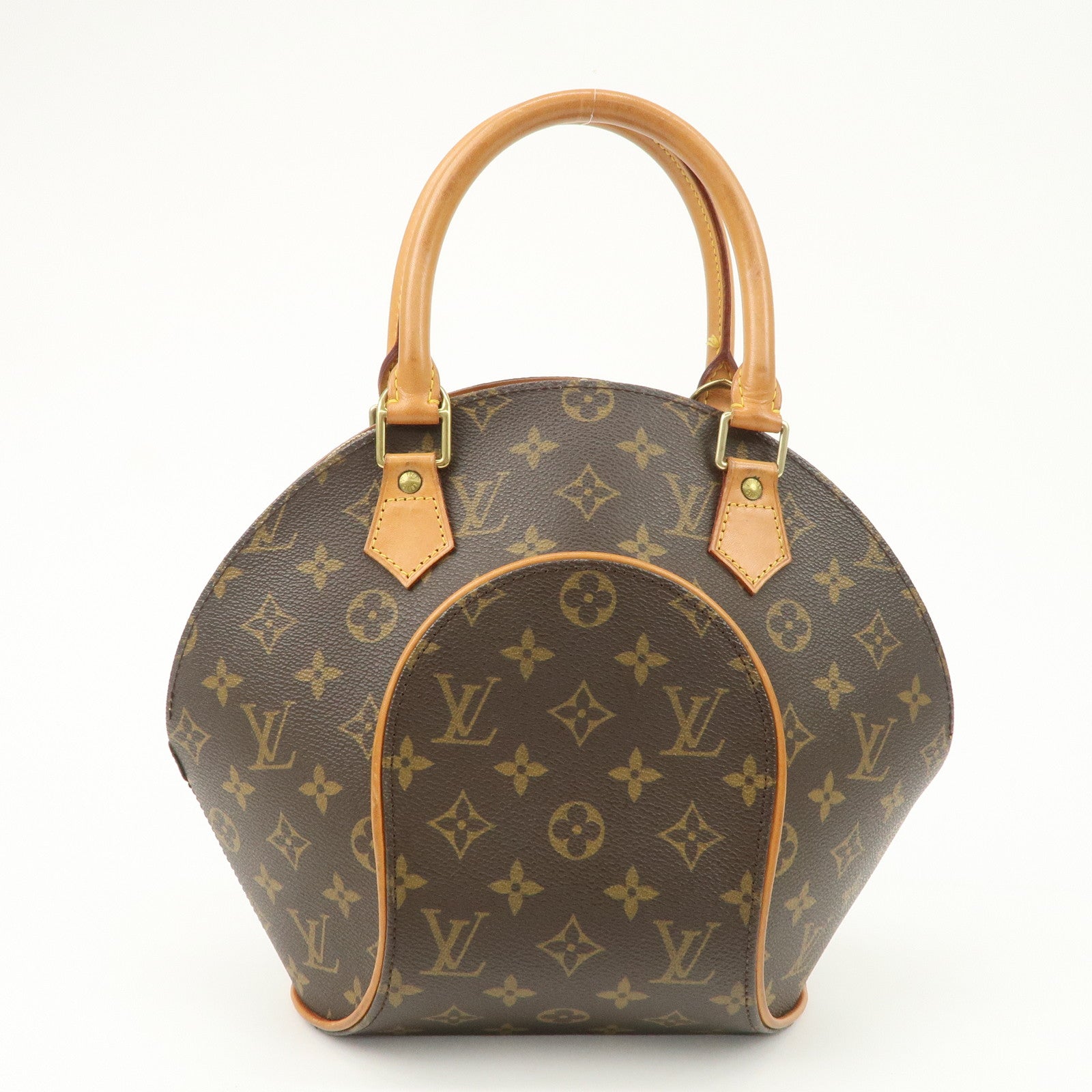 Louis Vuitton Monogram Ellipse PM Hand Bag Brown M51127