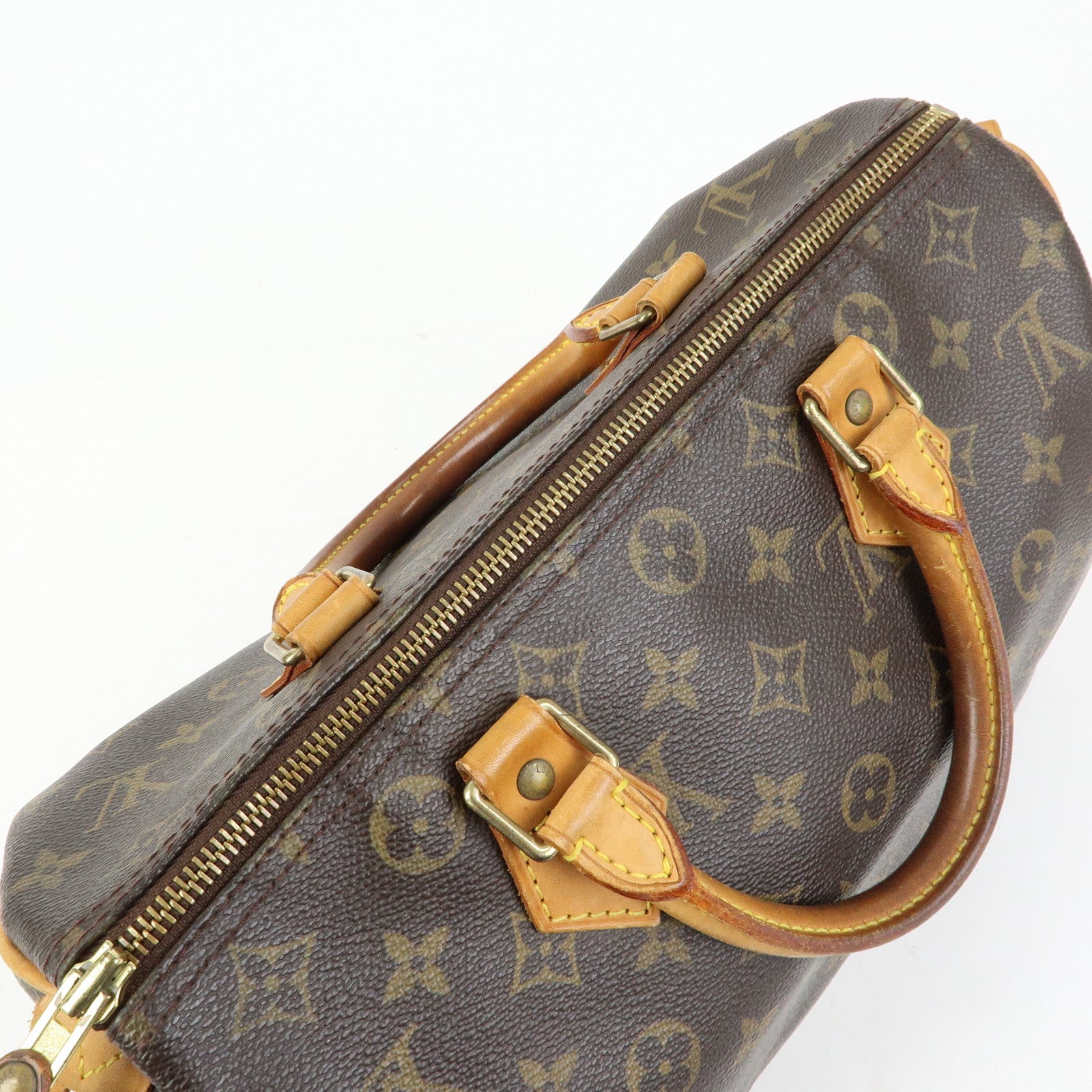 Louis Vuitton Monogram Speedy 30 Boston Bag Hand Bag Brown M41526