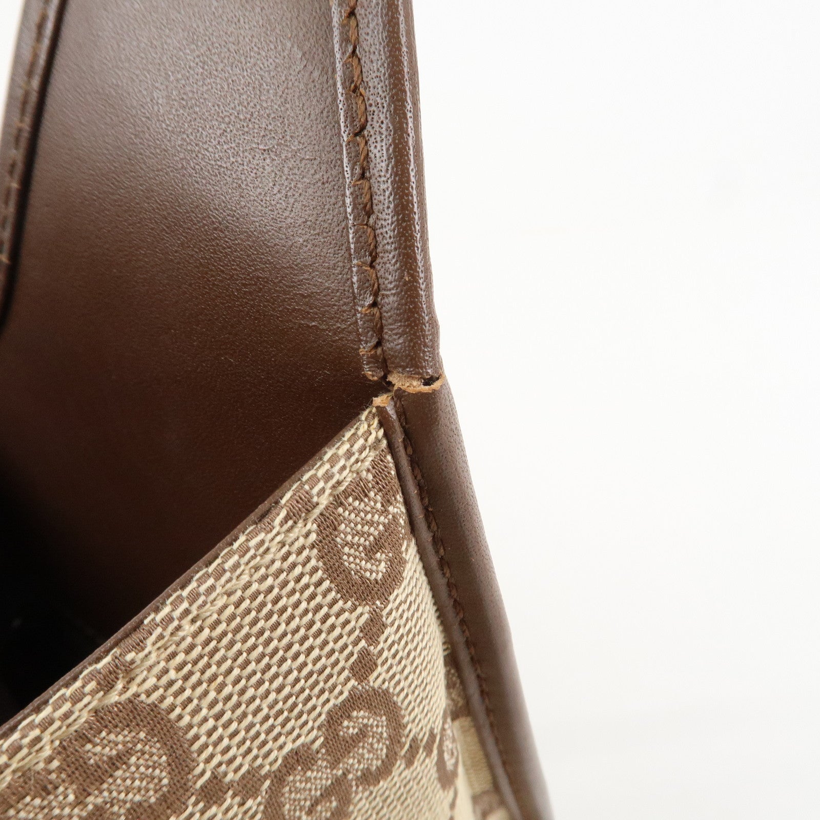 GUCCI Jackie Leather Shoulder Bag Hand Bag Black 002.1067 Used