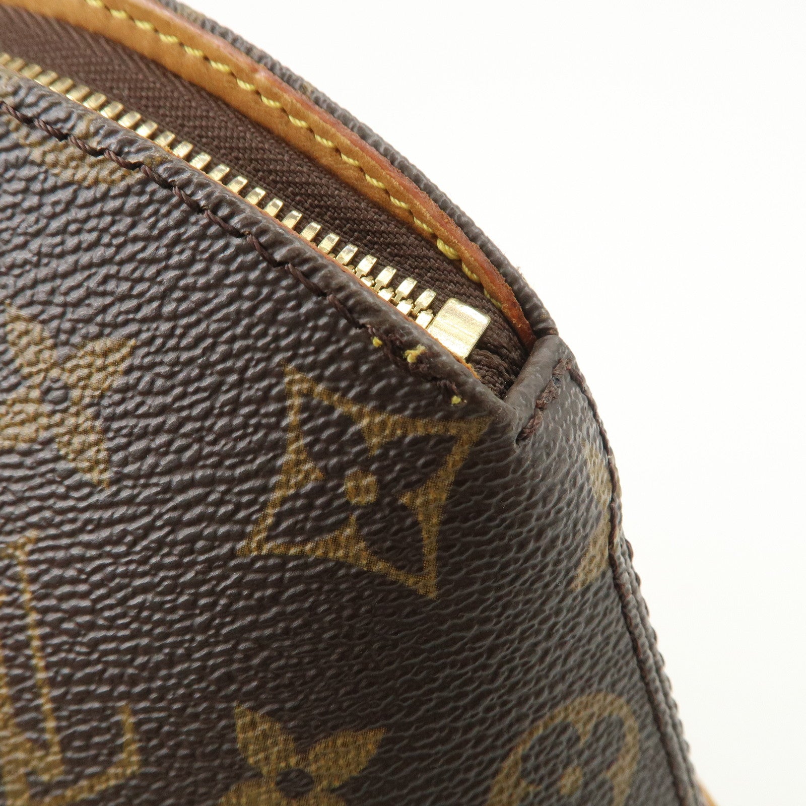 Louis Vuitton Monogram Ellipse PM Hand Bag Brown M51127 Used