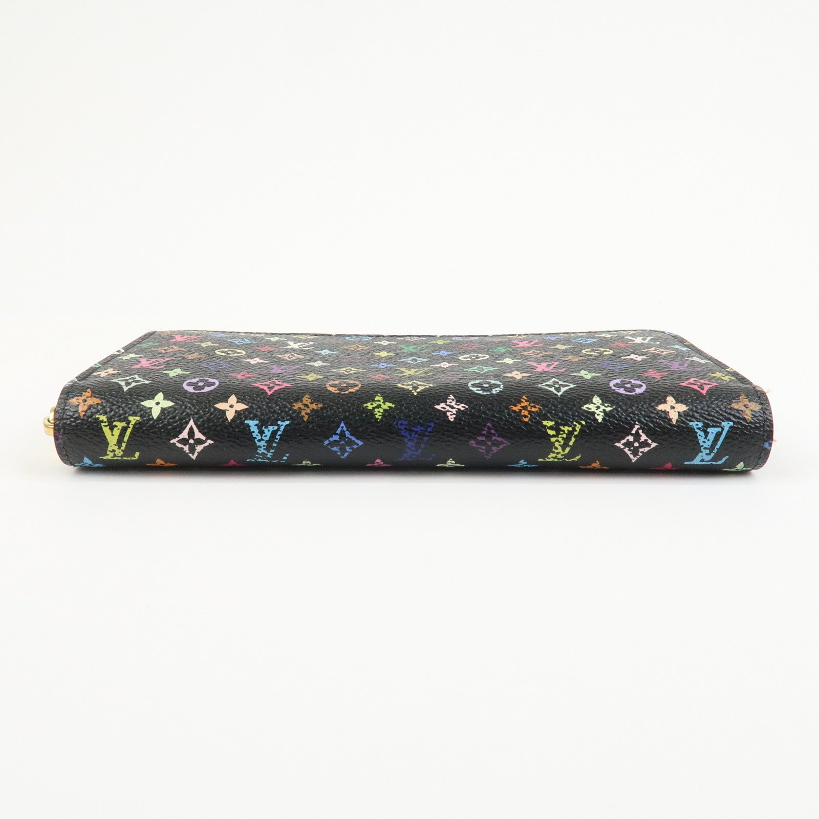Louis Vuitton Monogram Multi Color Zippy Wallet Violet M60275
