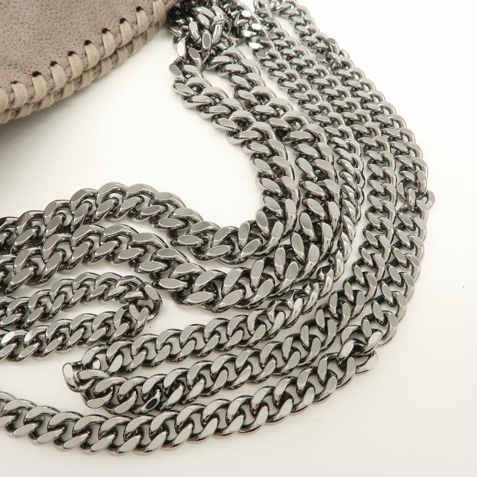 STELLA MCCARTNEY Polyester Falabella 2Way Bag Gray