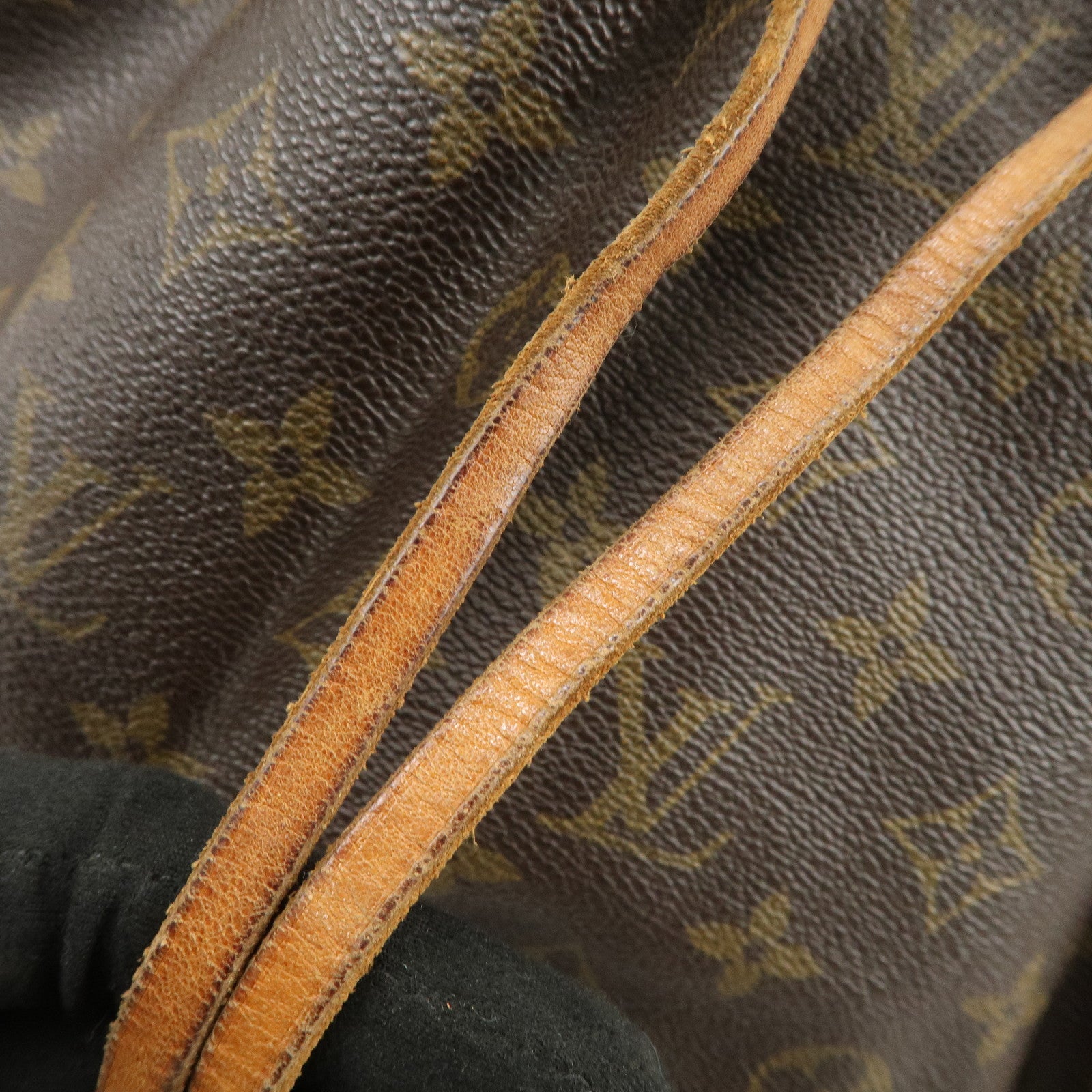 Louis Vuitton Monogram Petit Noe Shoulder Bag Brown M42226
