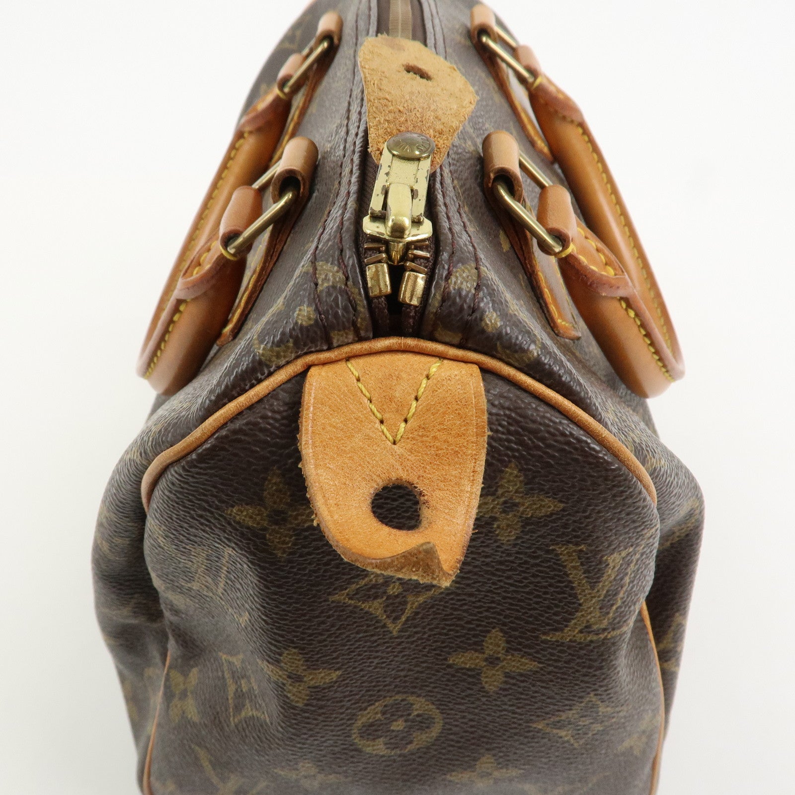 Louis Vuitton Monogram Speedy 25 Boston Bag Hand Bag Brown M41528