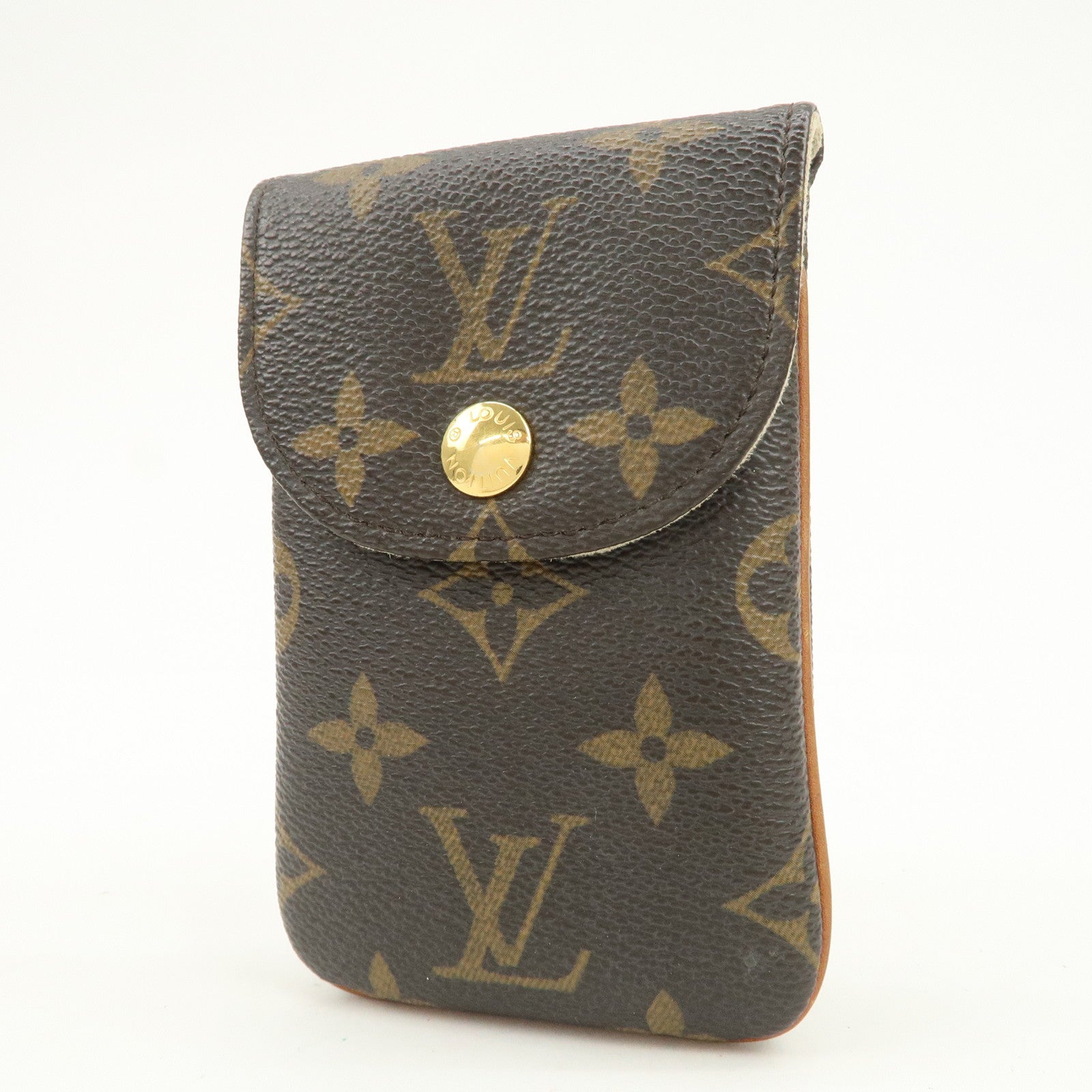 Louis Vuitton Monogram Etui Telefonne MM Brown M66546