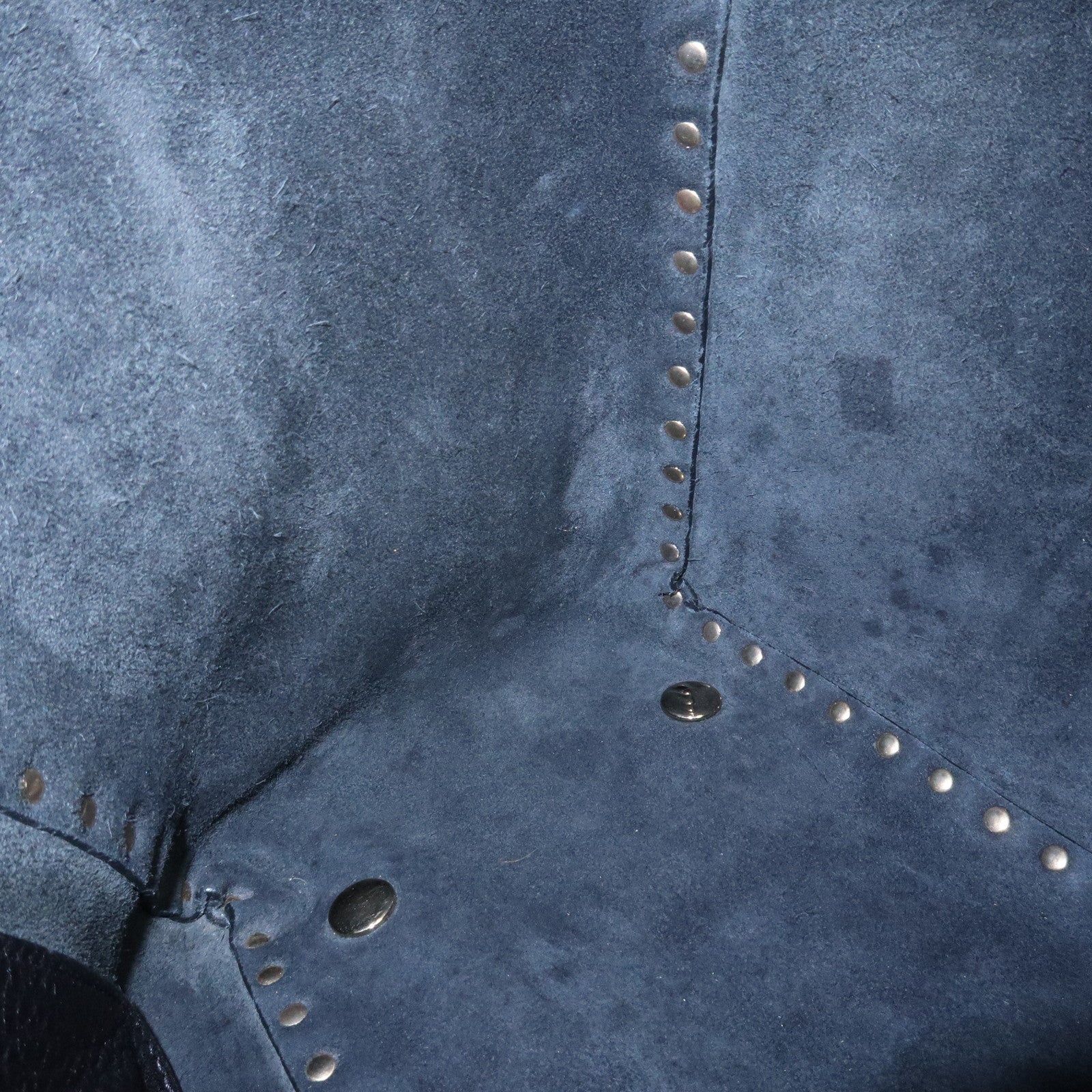 VALENTINO Rockstud Leather Tote Bag Hand Bag Shoulder Bag Black