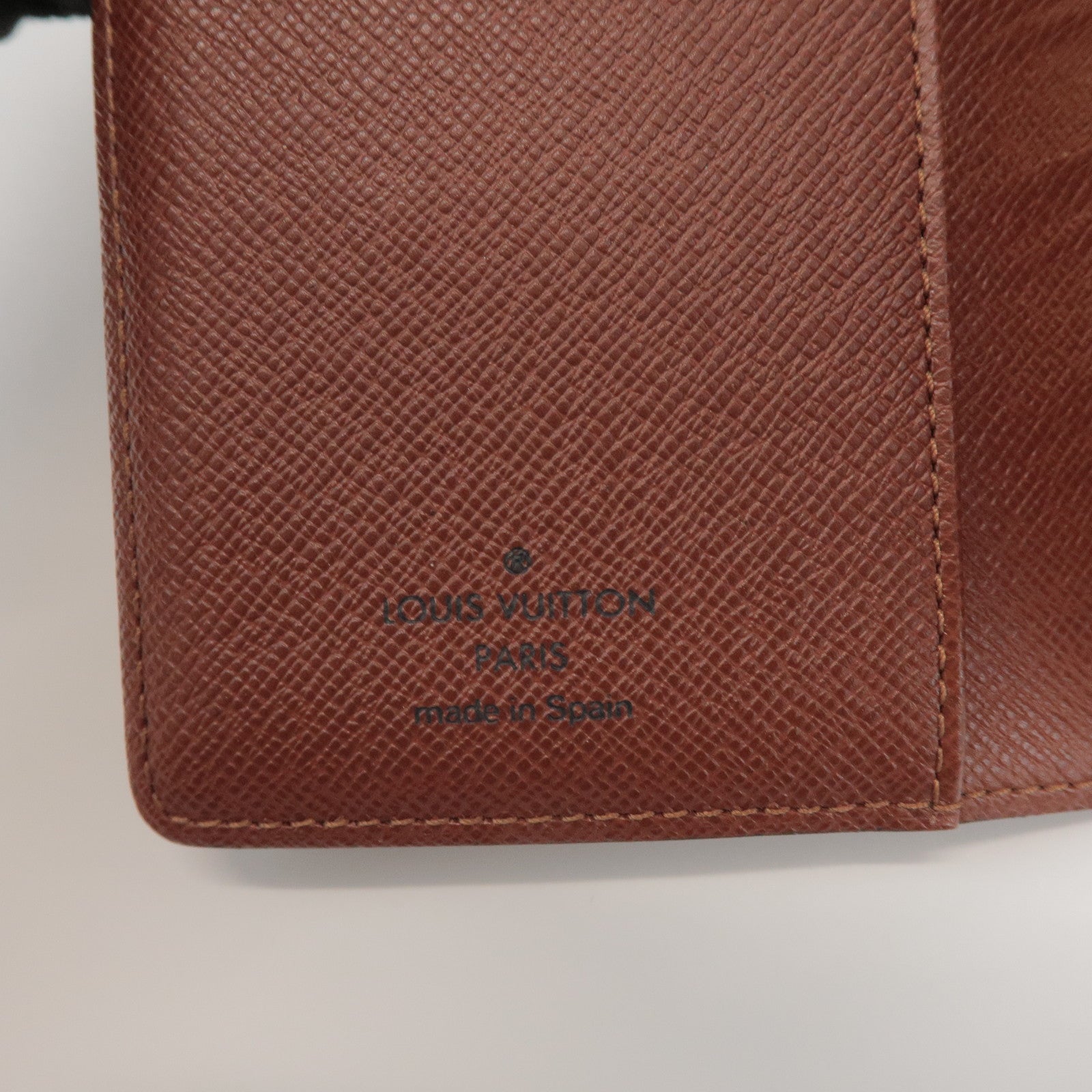 Louis Vuitton Monogram Agenda PM Planner Cover Brown R20005