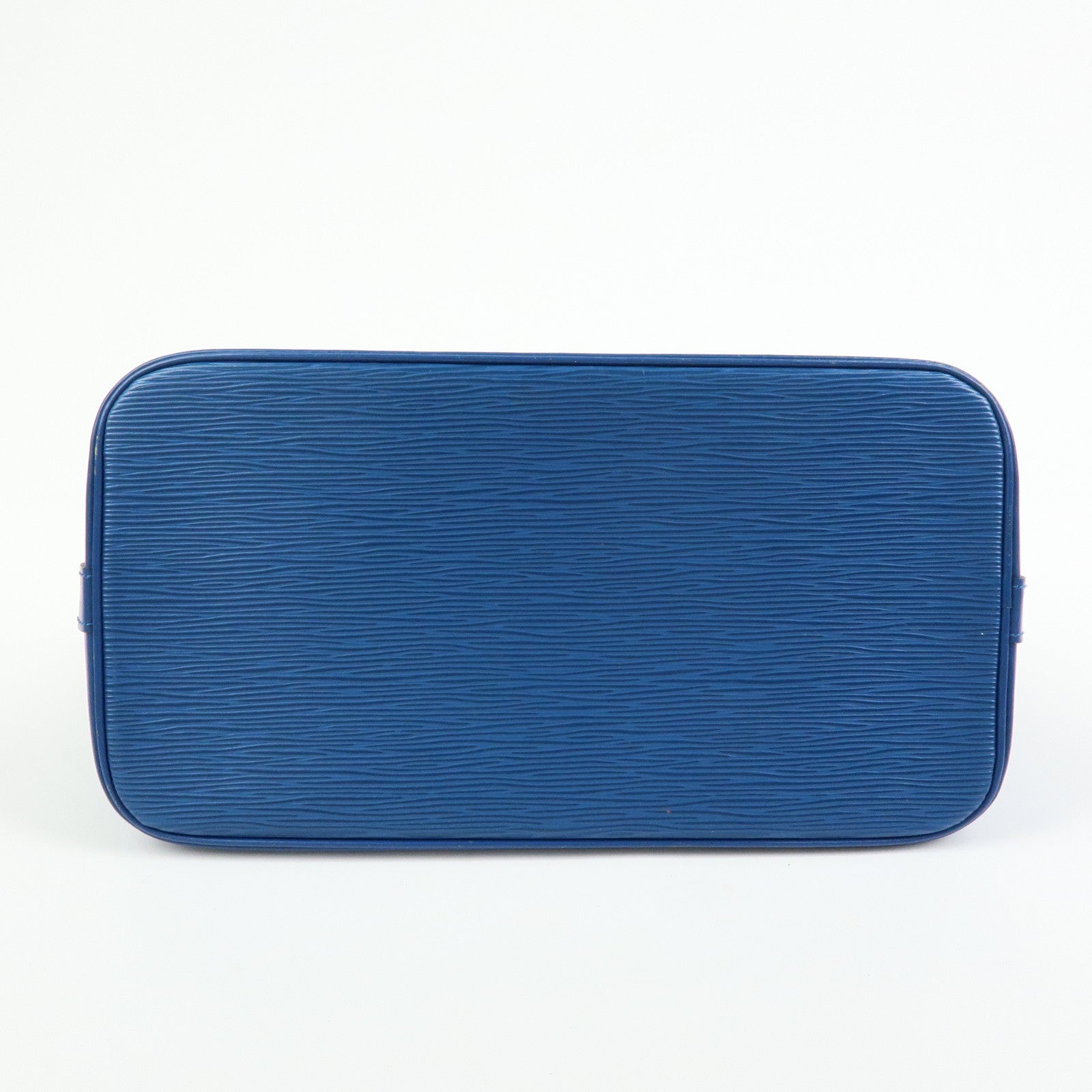 Louis Vuitton Epi Leather Alma Hand Bag Toledo Blue M52145