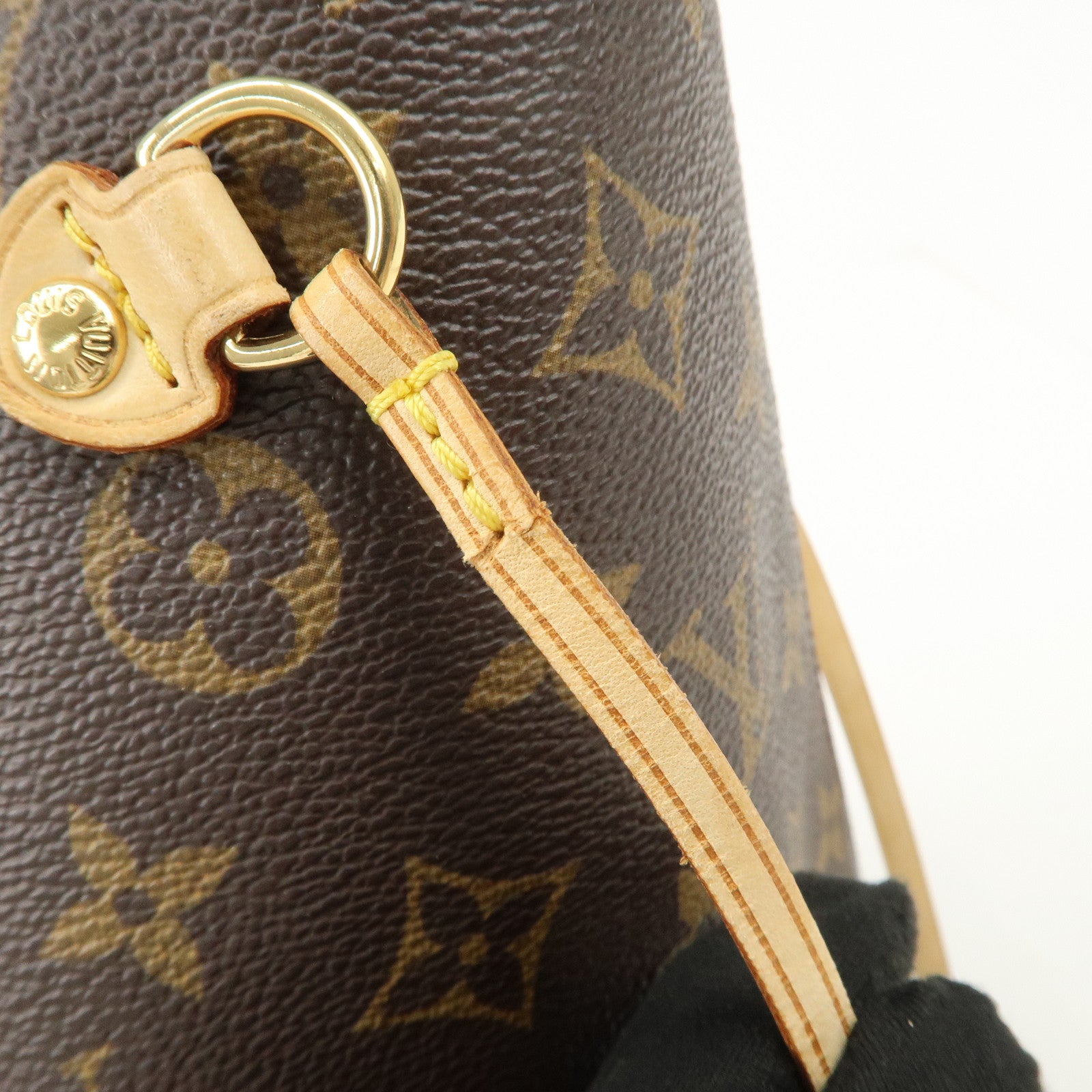 Louis Vuitton Monogram Neverfull MM Tote Bag Brown M40156
