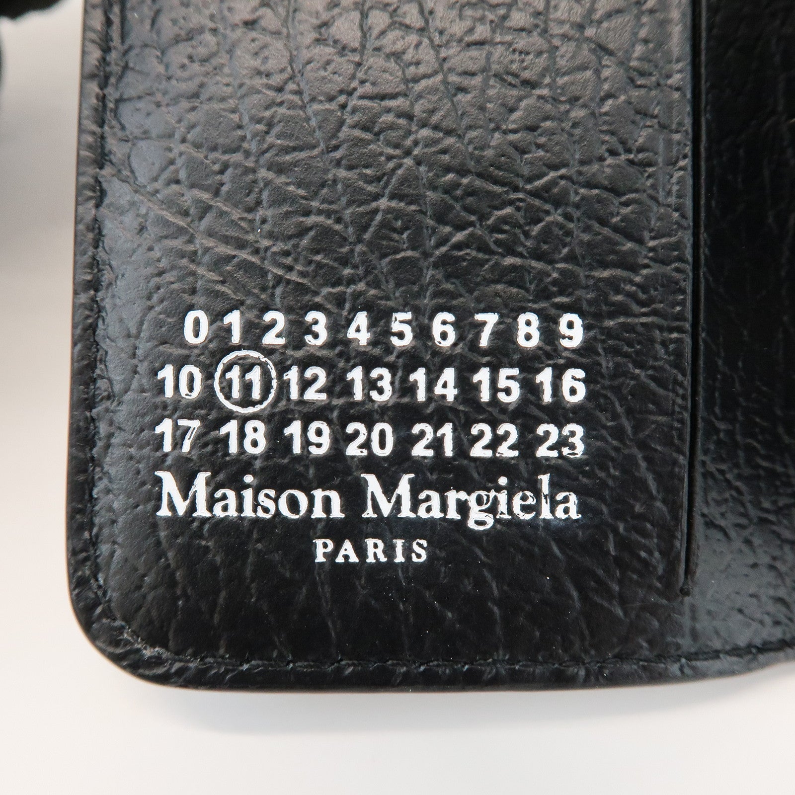 Maison Margiela Leather 6 hooks Key Case Key Holder Black