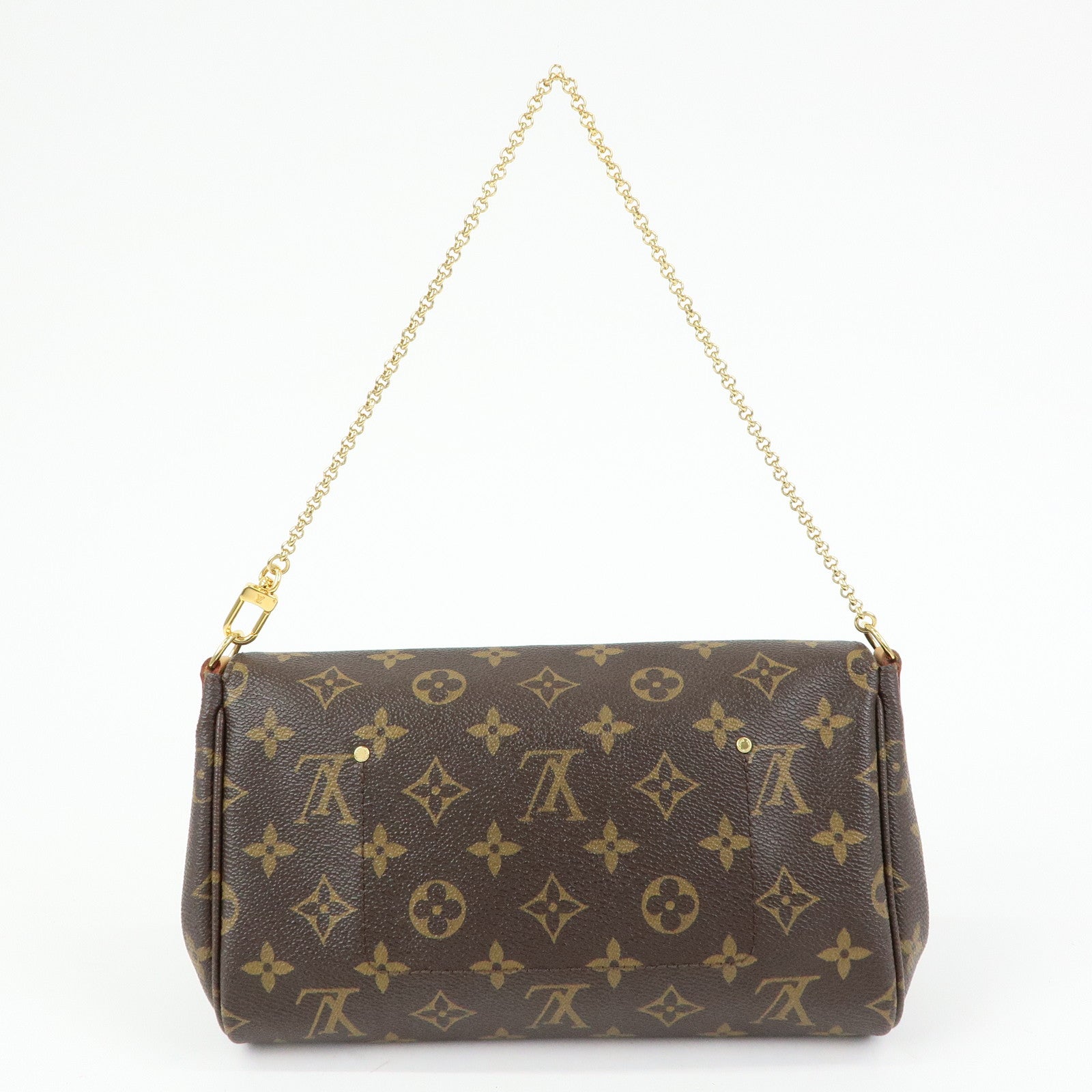 Louis Vuitton Monogram Favorite MM Shoulder Bag Brown M40718