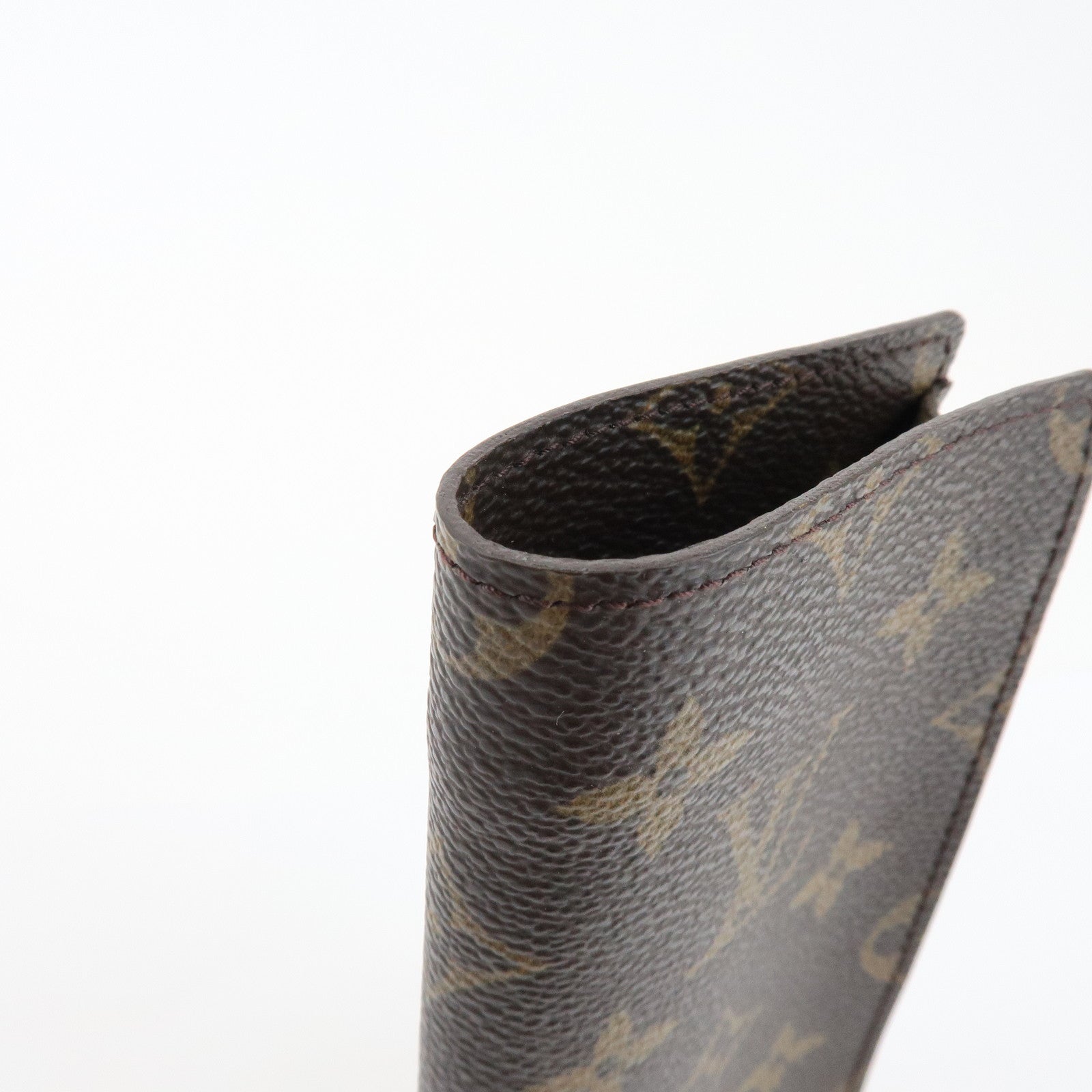 Louis Vuitton Monogram Leather Set of 3 Glasses Case Brown M62962