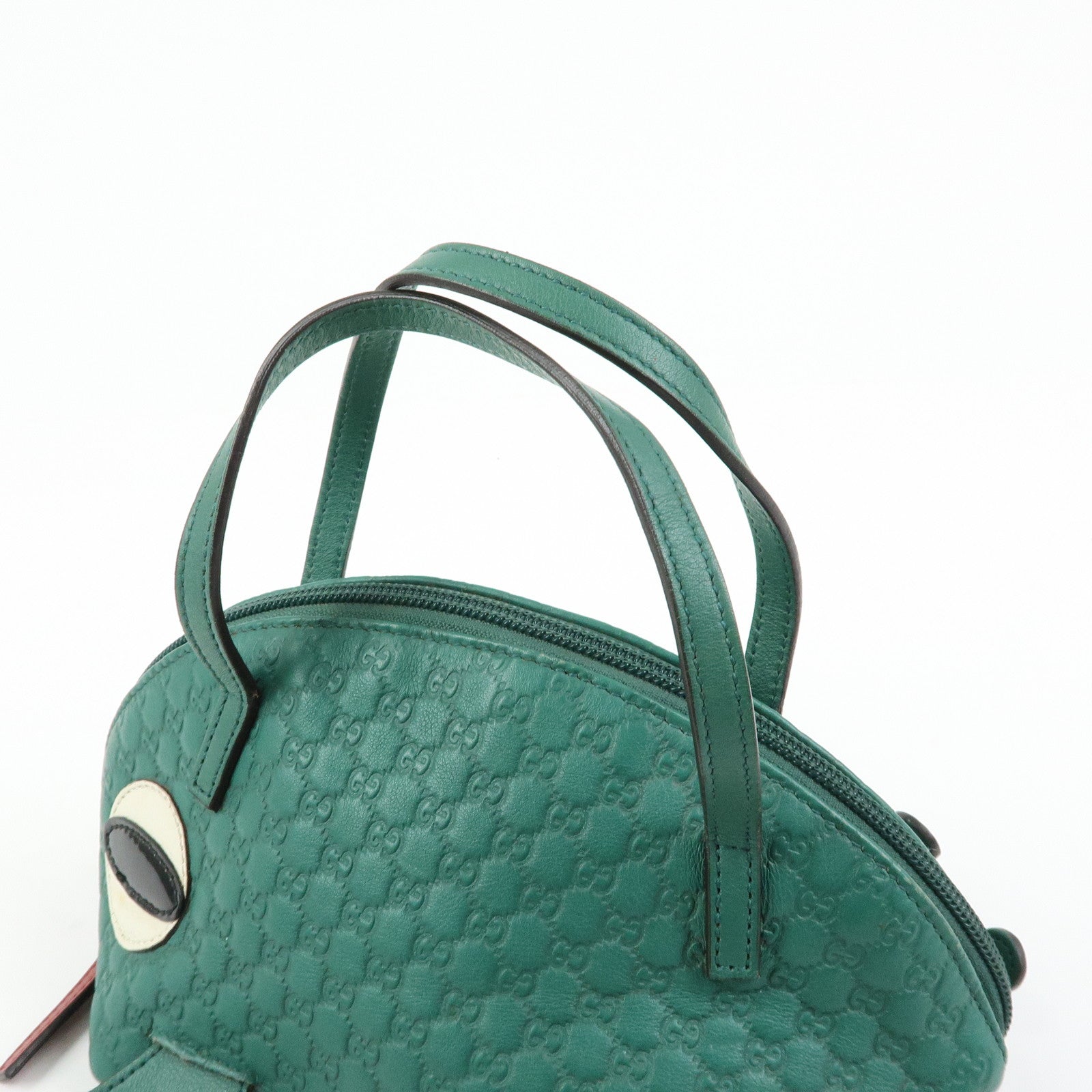 GUCCI Children’s Microguccissima Leather Hand Bag Frog Motif 340620
