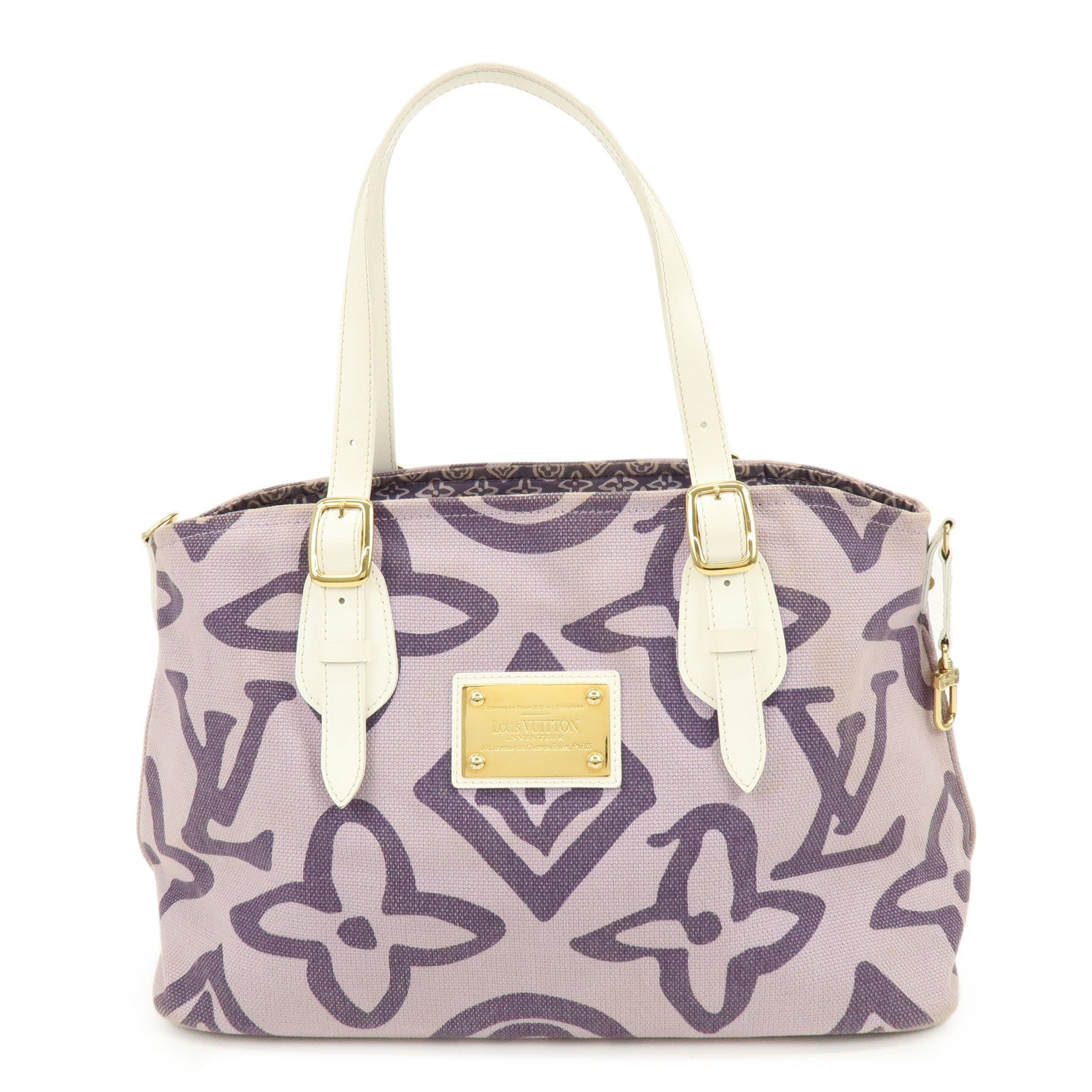 Louis Vuitton Cruise Line Tahitienne PM Canvas Tote Bag Lila M95680