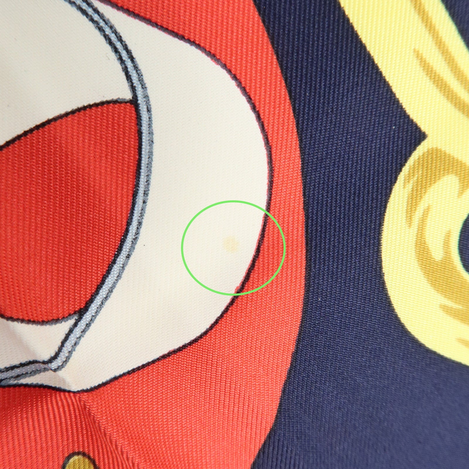 HERMES Carre 90 Silk 100% Scarf Eperon d'or Navy Red