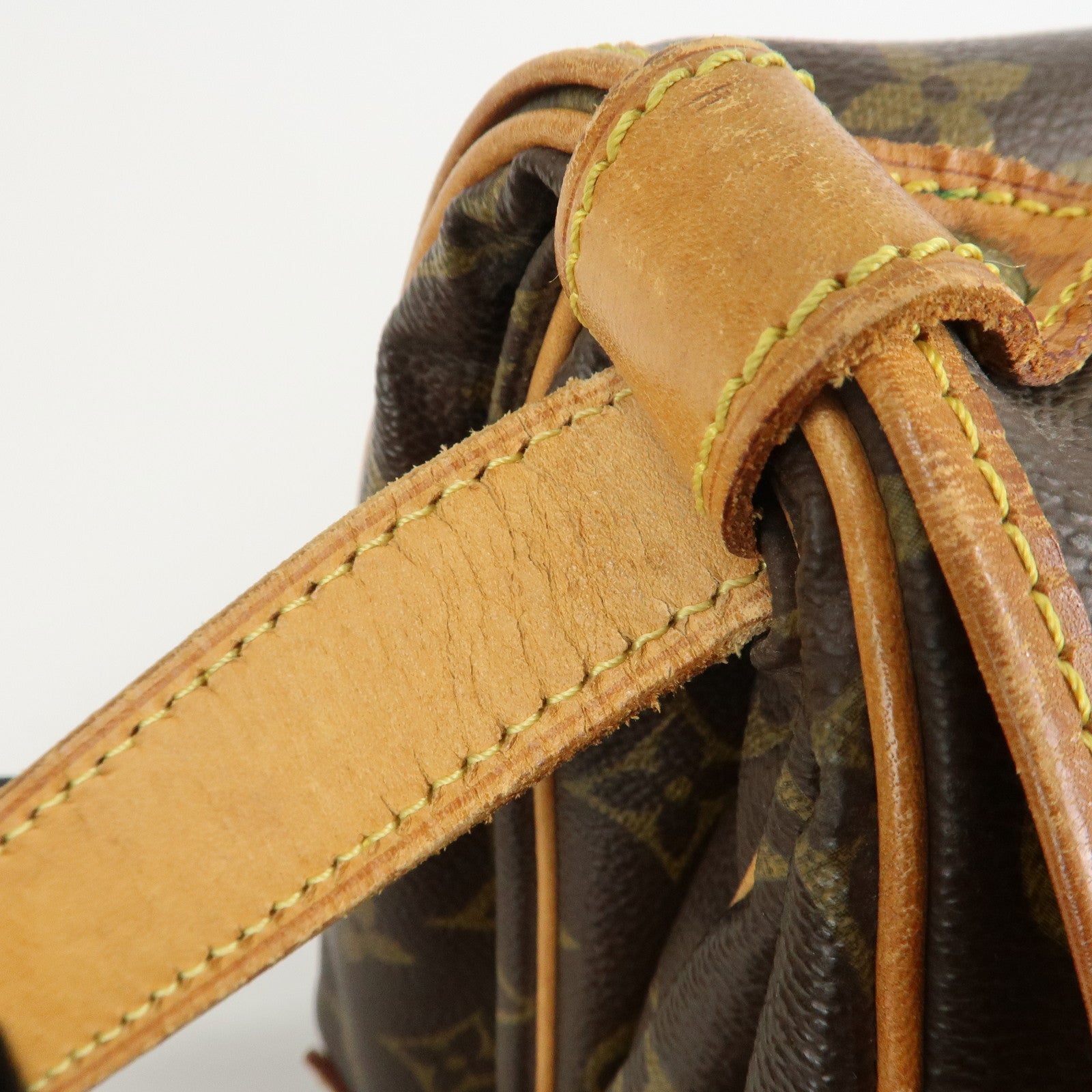 Louis Vuitton Monogram Saumur 35 Shoulder Bag Brown M42254