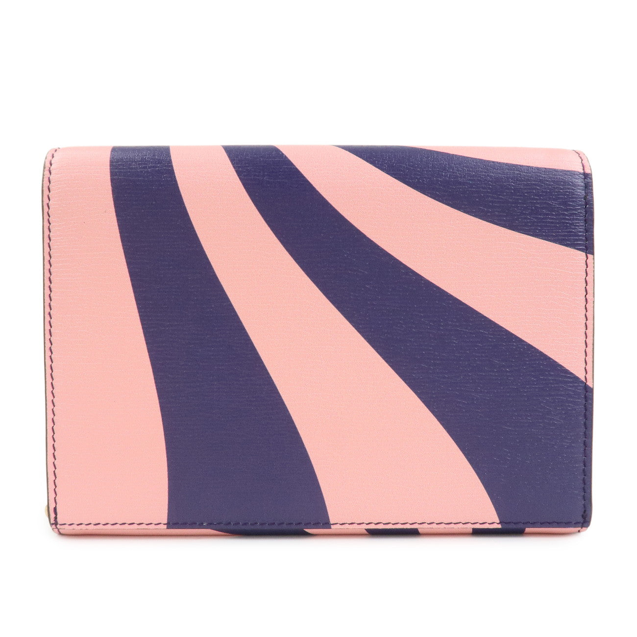 GUCCI GG Marmont Leather Chain Shoulder Bag Purple Pink 726249