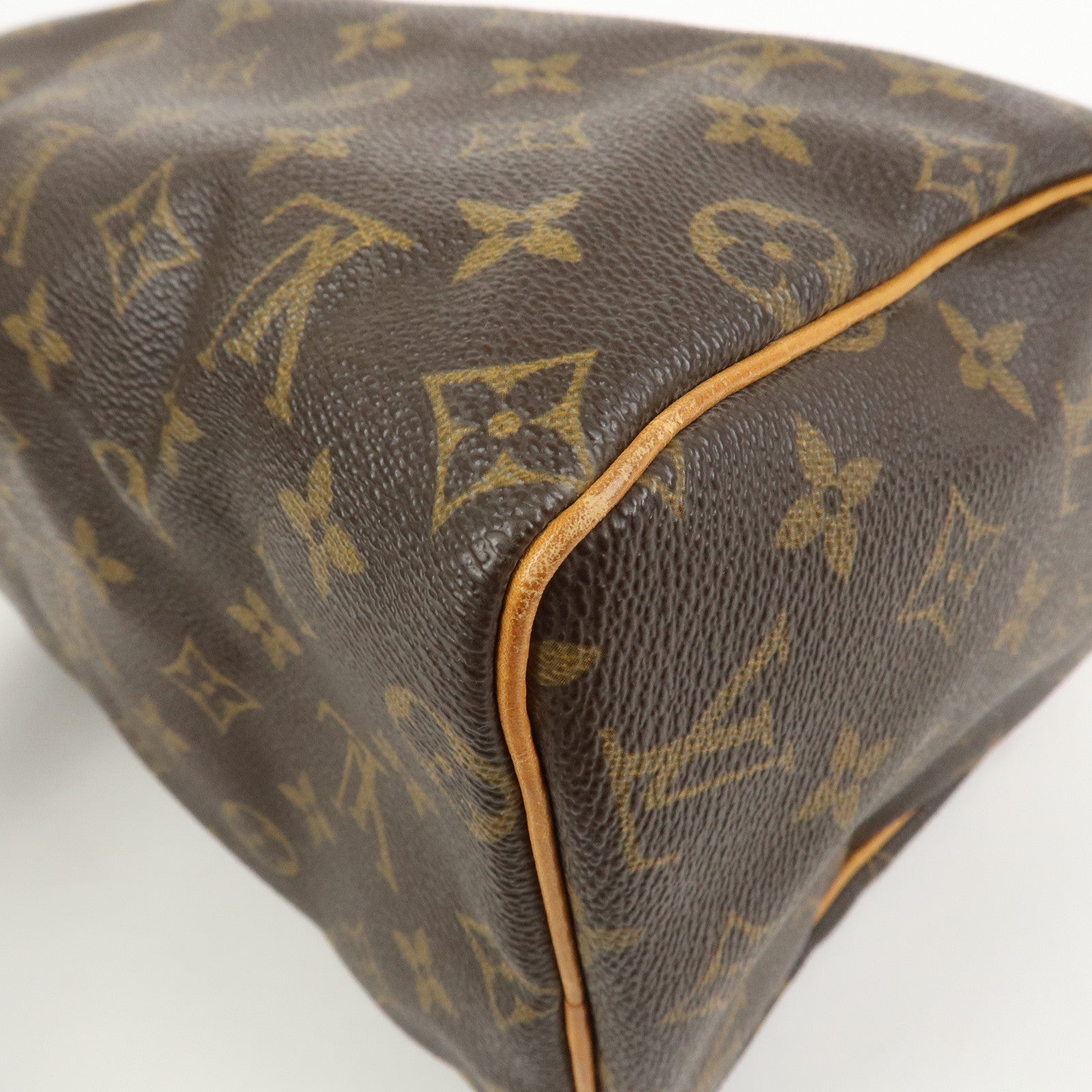 Louis Vuitton Monogram Speedy 25 Boston Bag Hand Bag Brown M41528