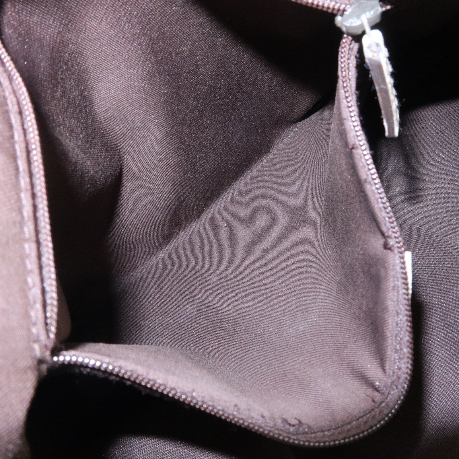 GUCCI Abbey GG Canvas Leather Shoulder Bag Beige Ivory 131326