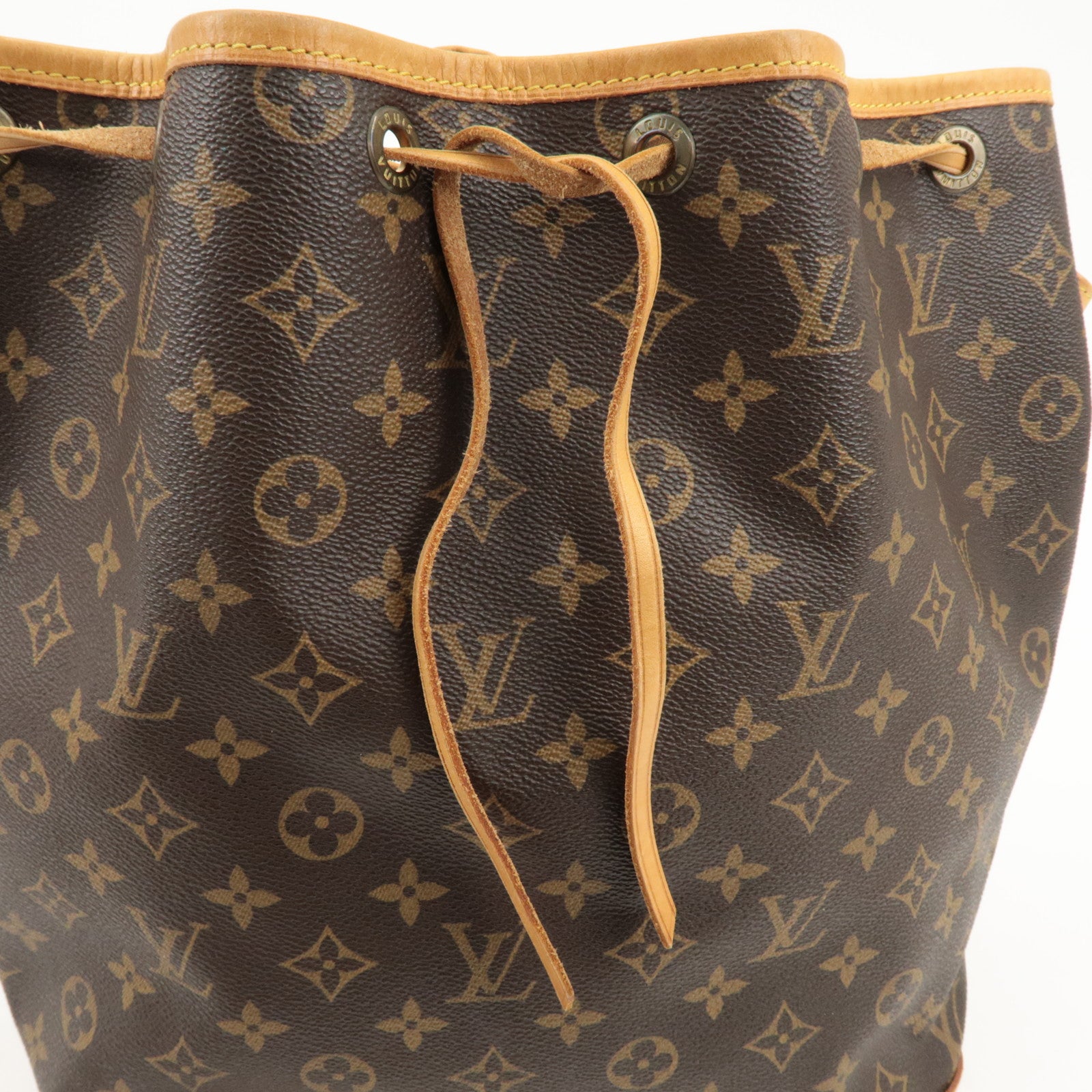 Louis Vuitton Monogram Noe Shoulder Bag Hand Bag Brown M42224 Used