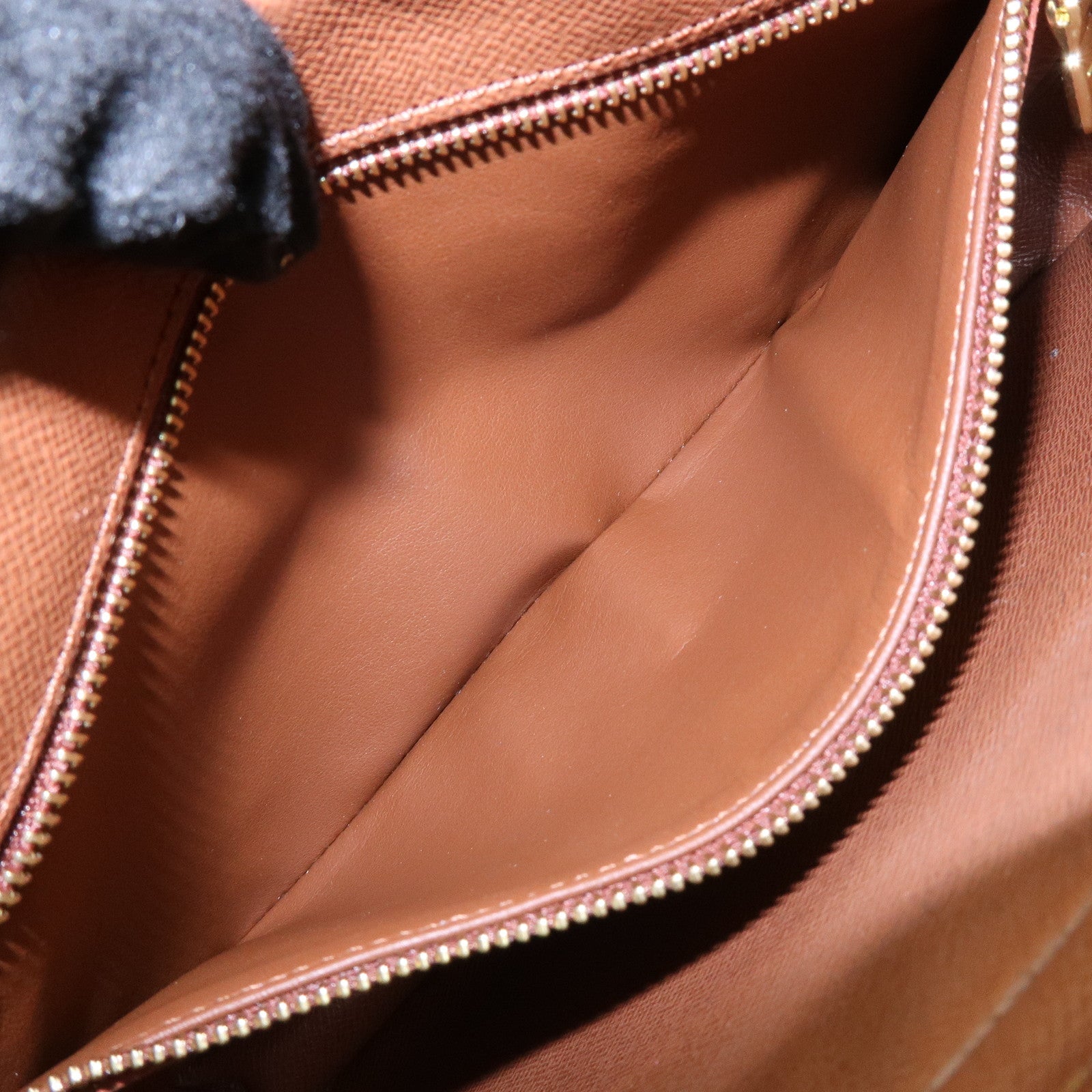 Louis Vuitton Monogram Marly Dragonne GM Clutch Bag Brown M51825