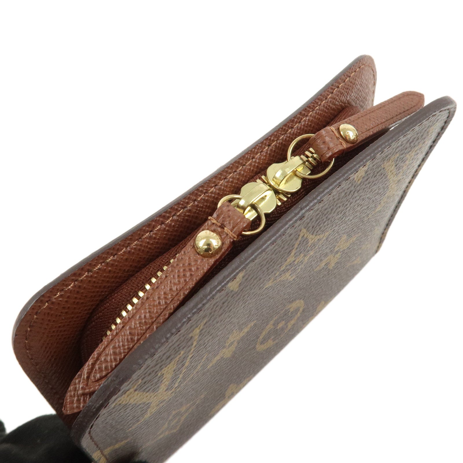 Louis Vuitton Monogram Portemonnaie Insolite Coin Case Brown M60192