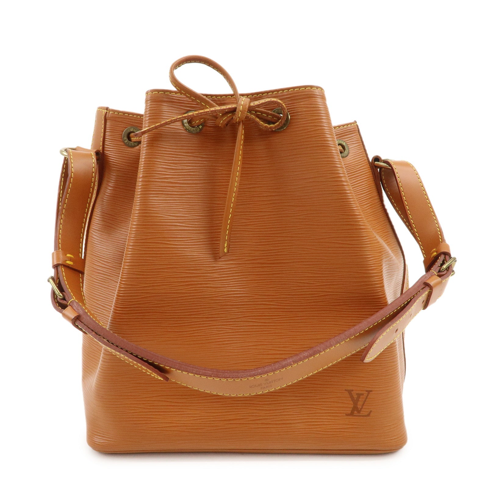 Louis Vuitton Epi Leather Petit Noe Shoulder Bag Zipang Gold M44108