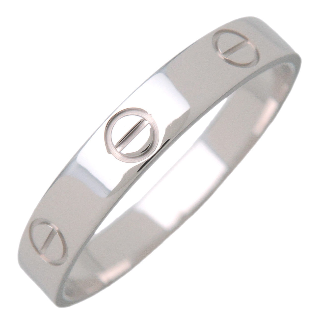 Cartier Mini Love Ring K18 750WG White Gold #60 US9-9.5 EU60 HK20.5