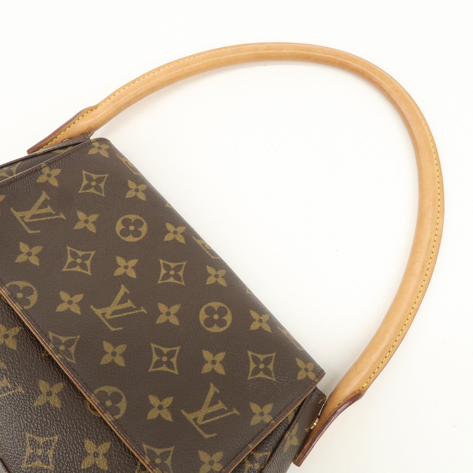Louis Vuitton Monogram Mini Looping Shoulder Bag Brown M51147