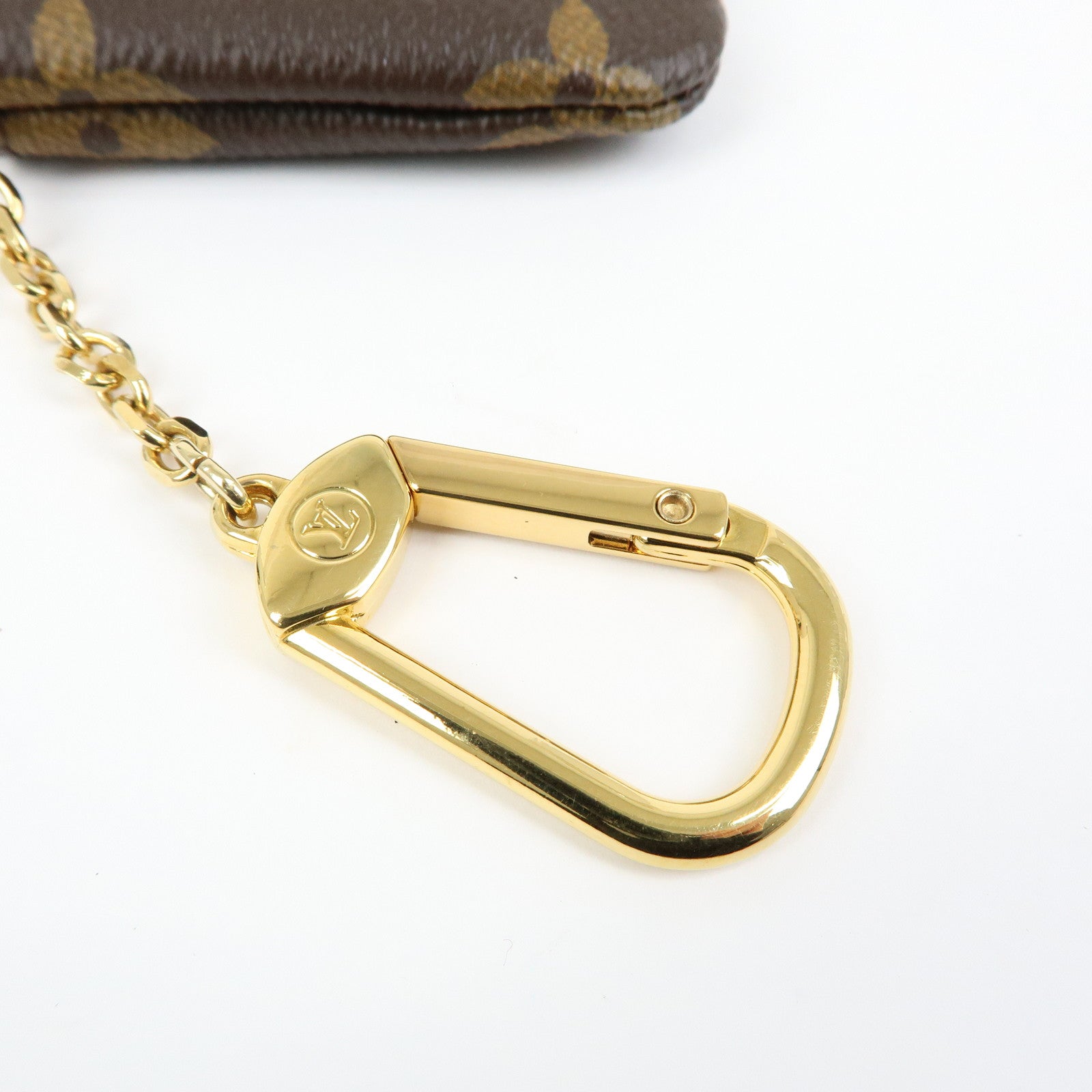 Louis Vuitton Monogram Pochette Cles Coin Case Key Case M62650