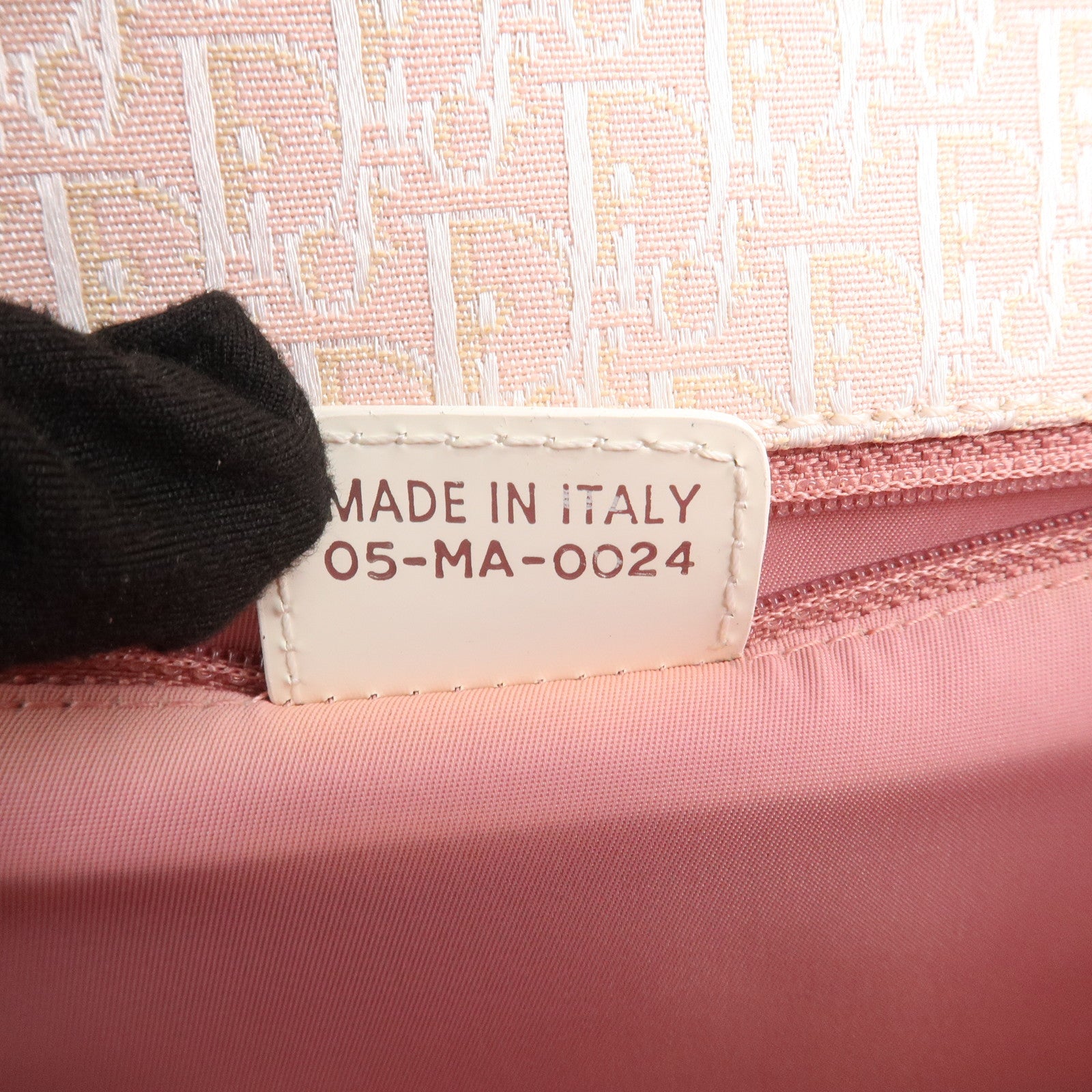 Christian Dior Trotter Canvas Leather Hand Bag Shoulder Bag Pink