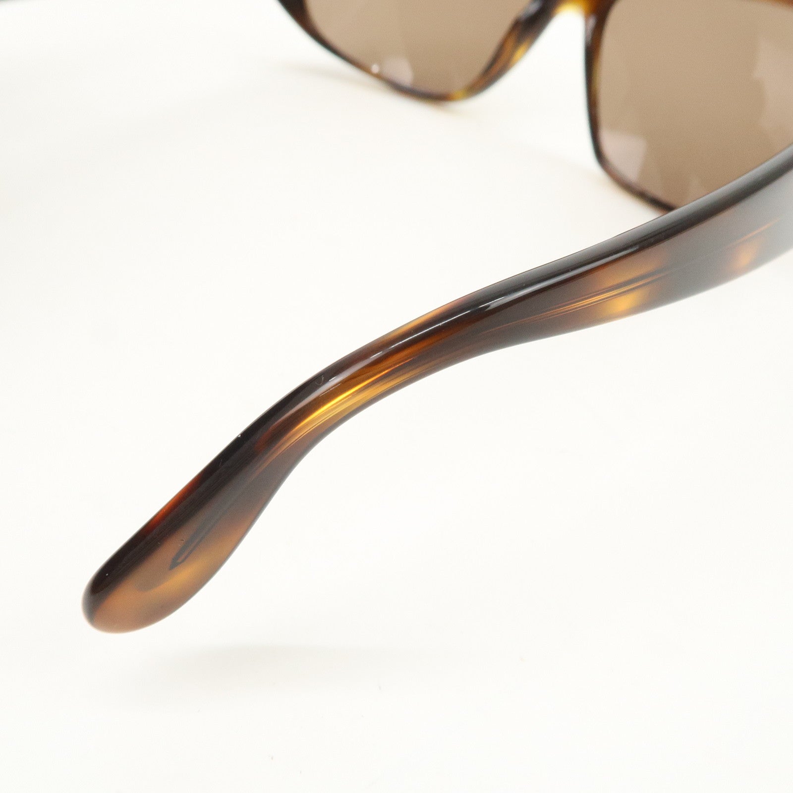 CHANEL COCOMark Plastic Sunglasses Brown 01454 91235