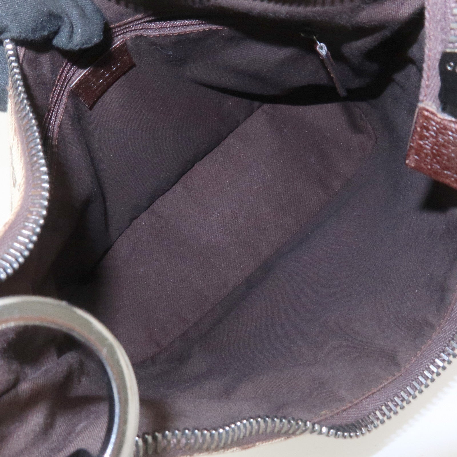 GUCCI GG Monogram Canvas Leather Shoulder Bag Beige Brown 115003