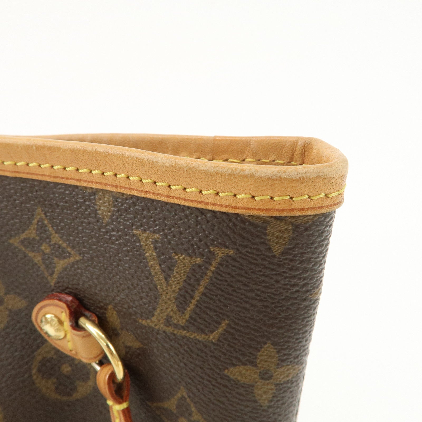 Louis Vuitton Monogram Neverfull MM Tote Bag Shoulder Bag Brown M40156