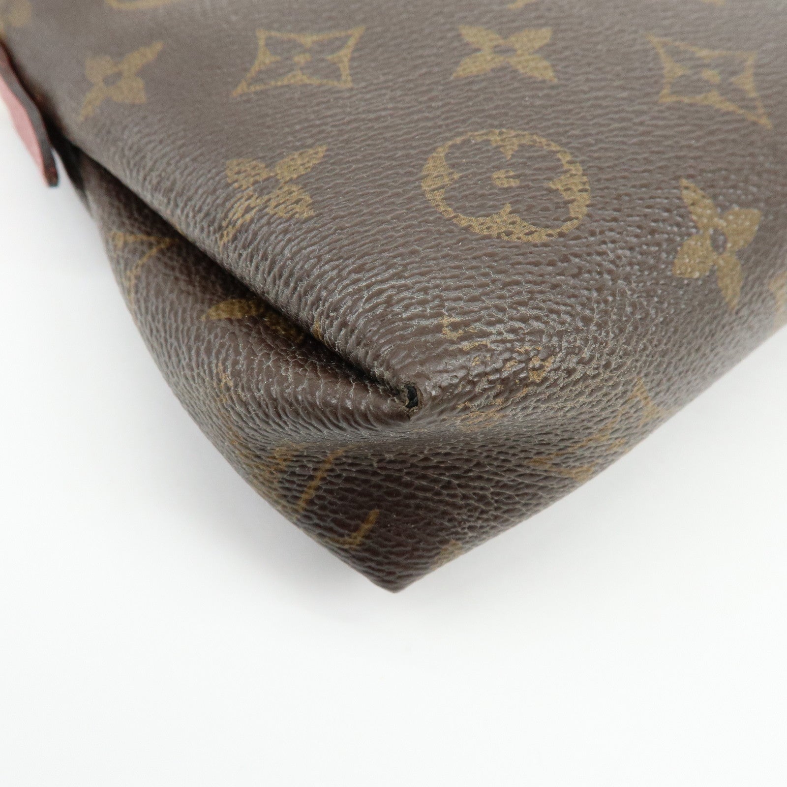 Louis Vuitton Monogram Pallas 2Way Chain Bag Clutch Cerise M41638