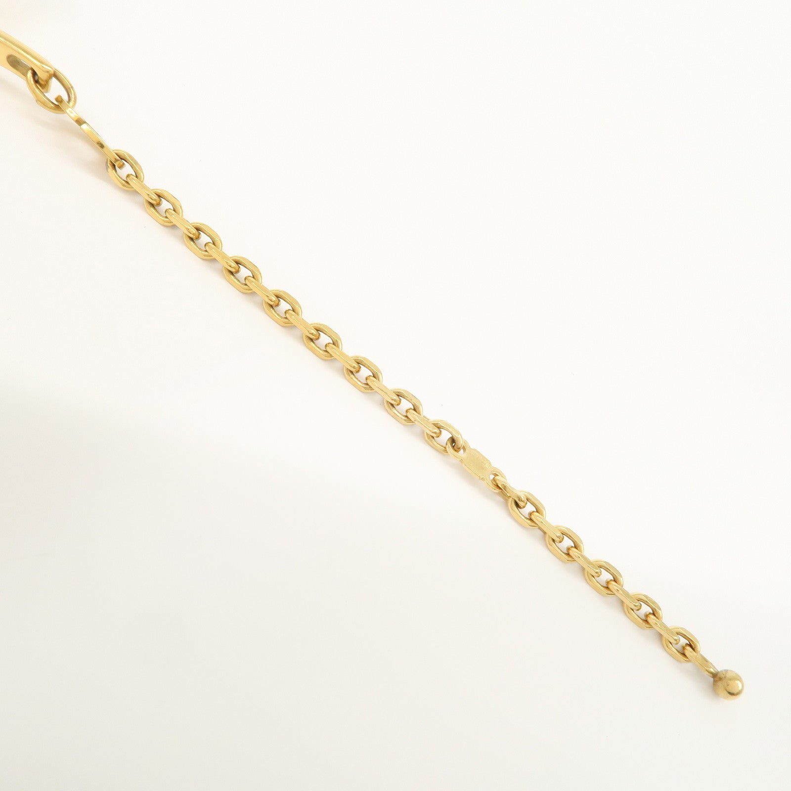 HERMES Filou Metal Glove Holder Charm Gold 000833G