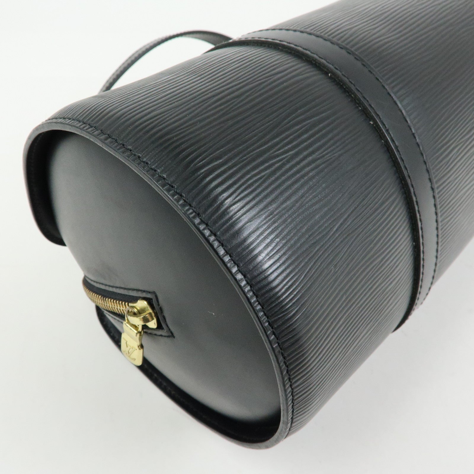 Louis Vuitton Epi Soufflot Leather Shoulder Hand Bag Noir M52222