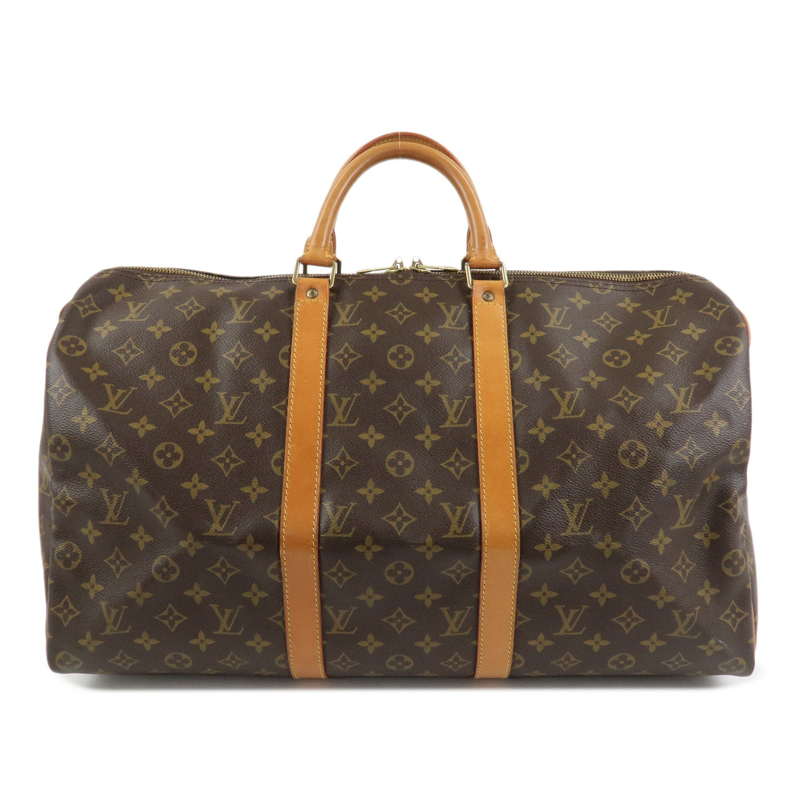 Louis Vuitton Monogram Keep All 50 Boston Bag Travel Bag M41426