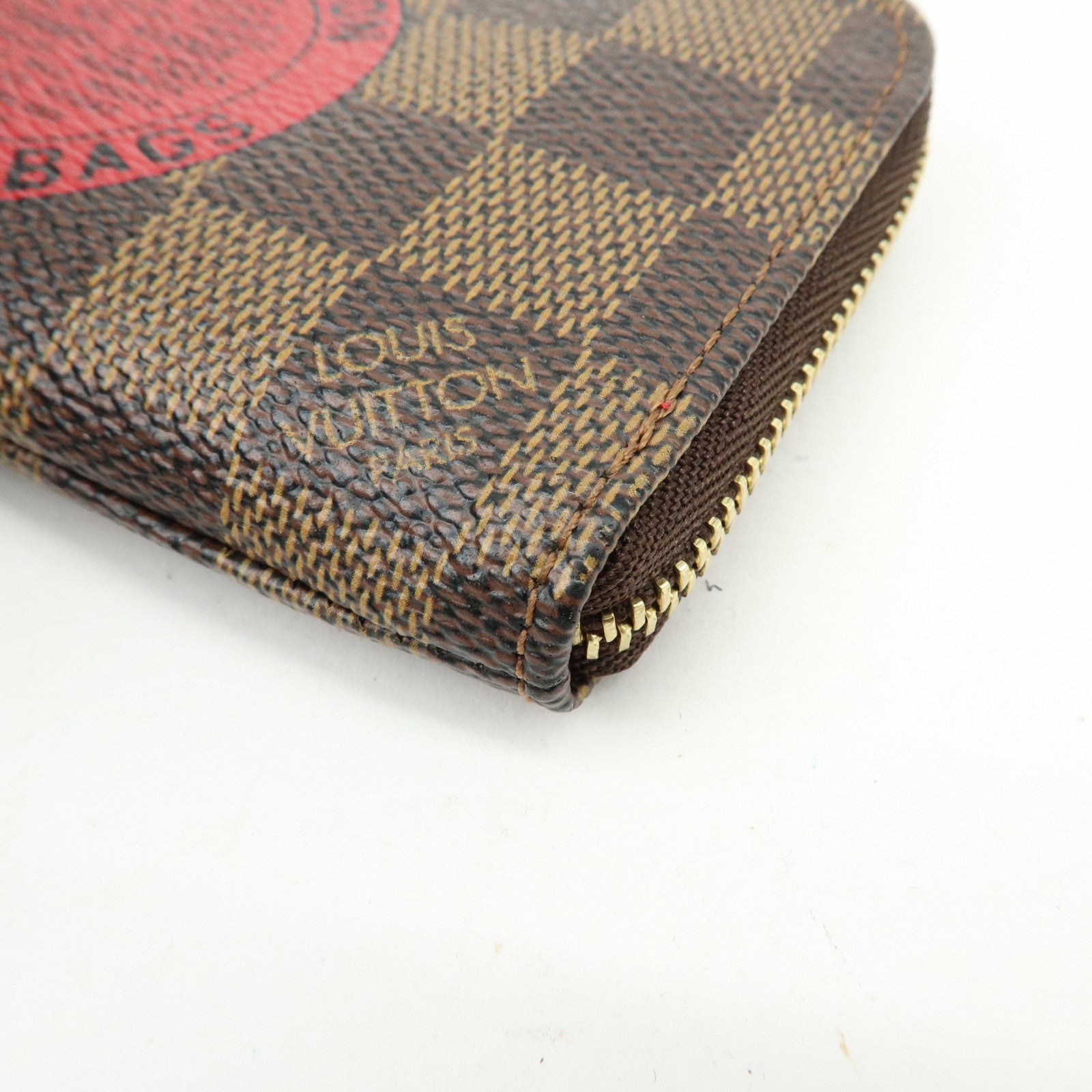 Louis Vuitton Damier T&B Pochette Cles Complice Coin Case N61742