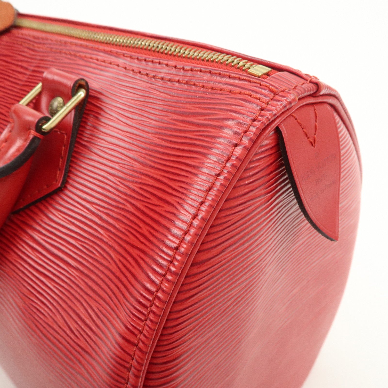 Louis Vuitton Epi Speedy 25 Hand Bag Castilian Red M43017