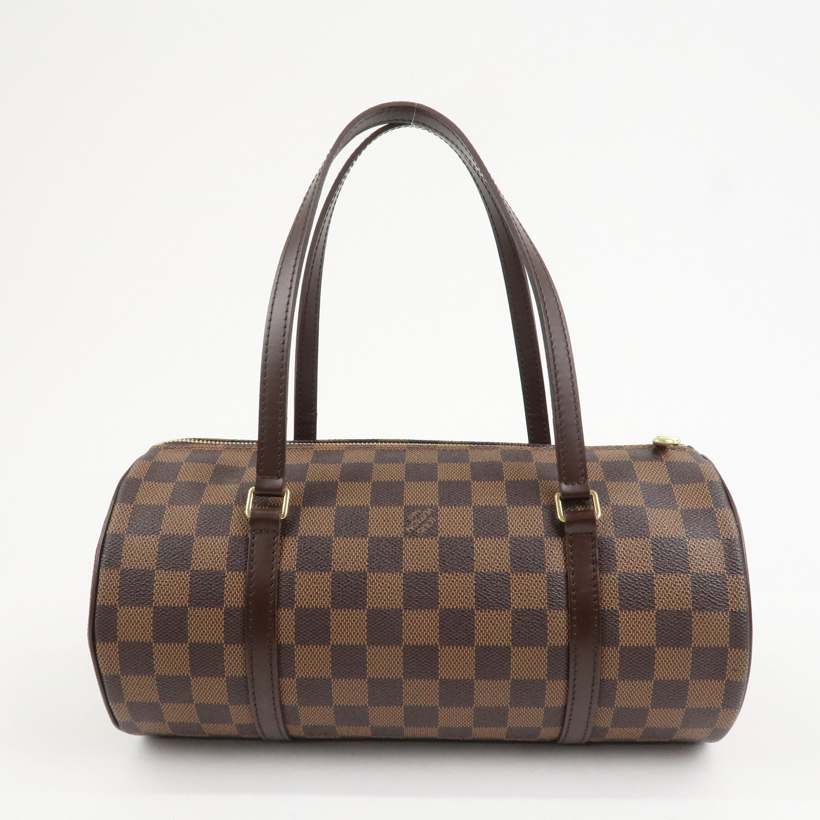Louis Vuitton Damier Ebene Papillon 30 Hand Bag Brown N51303