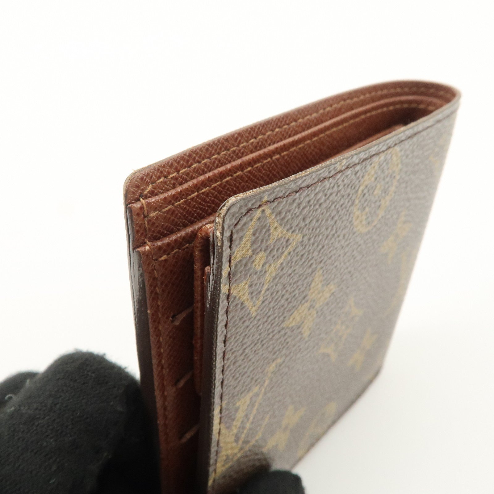 Louis Vuitton Monogram Portefeuille Marco Bi-fold Wallet M61675 Used
